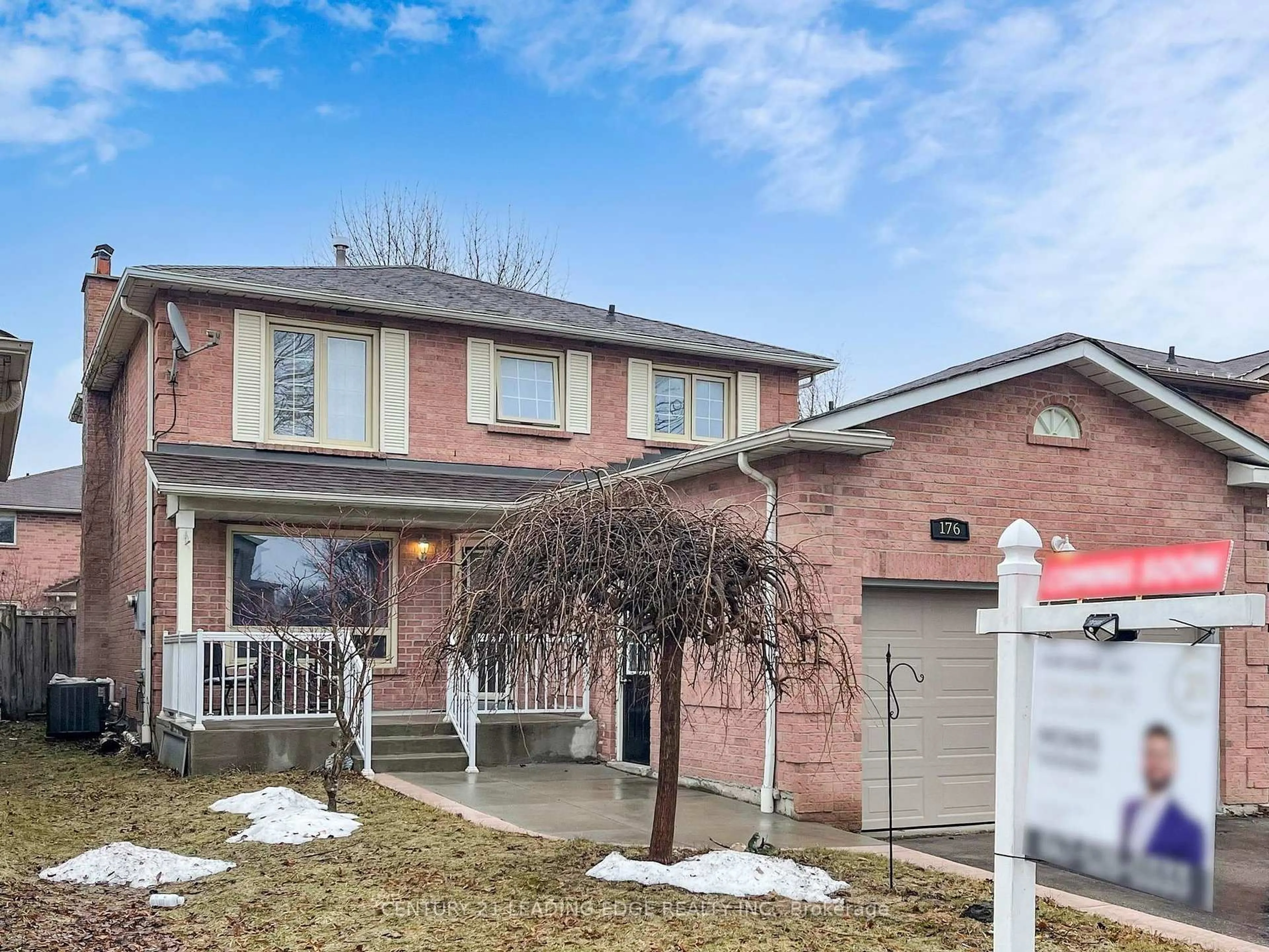 Home with brick exterior material, street for 176 Large Cres, Ajax Ontario L1T 2R2