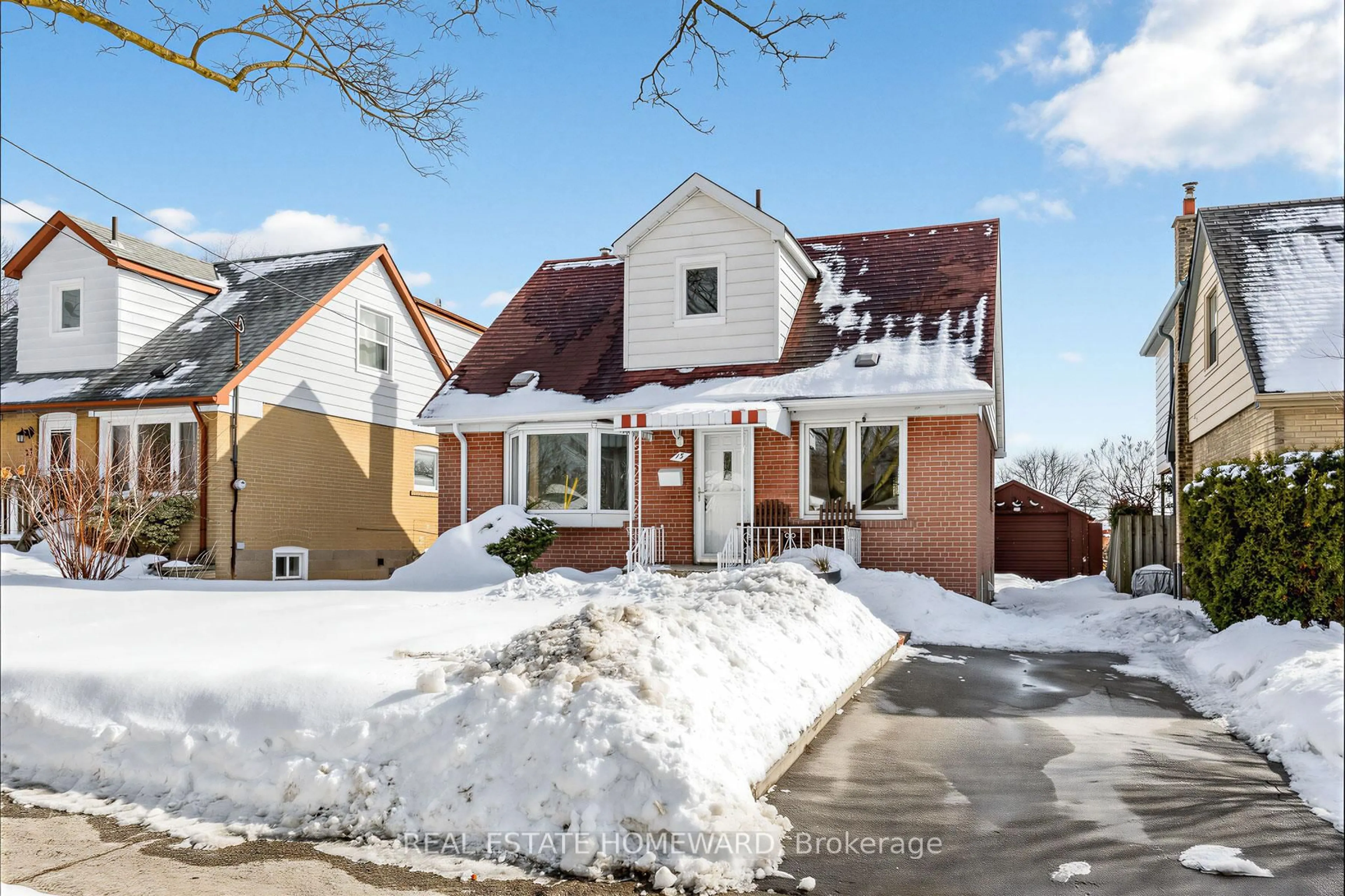 Home with brick exterior material, street for 15 Medonte Ave, Toronto Ontario M1L 1Z2