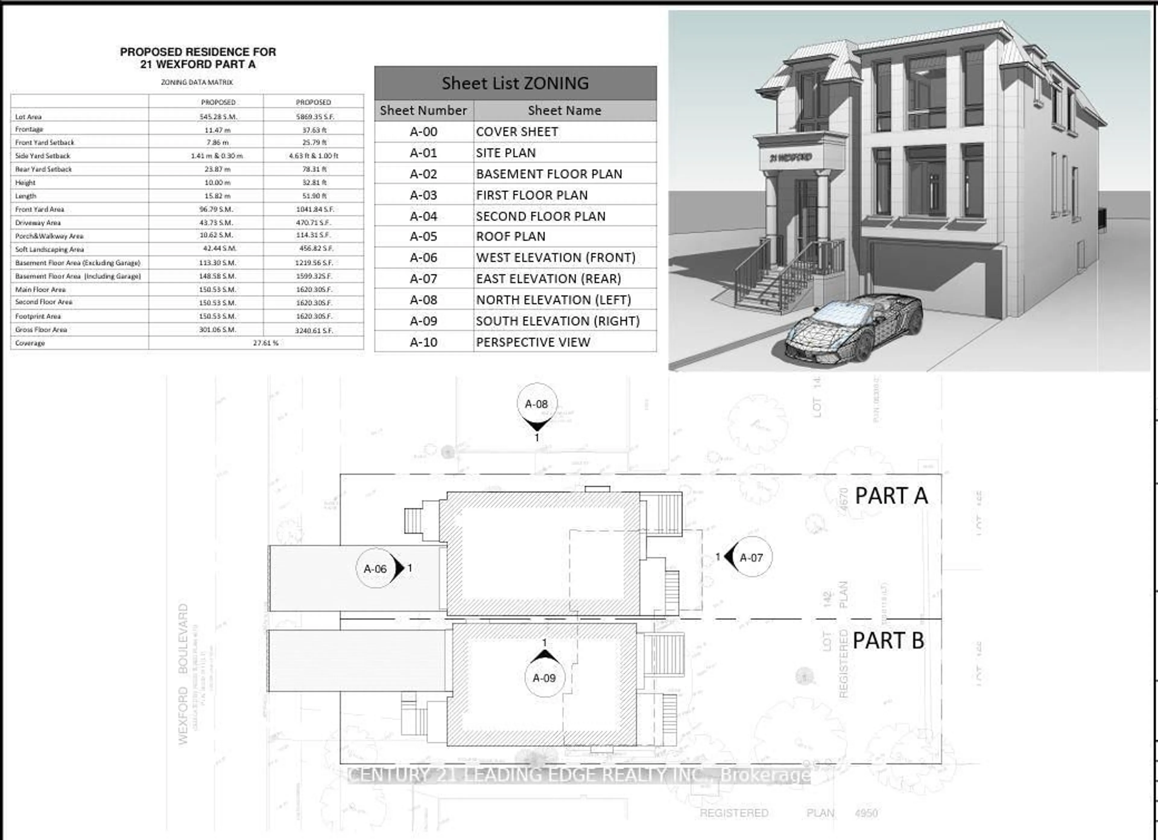 Floor plan for 21 Wexford Blvd #A, Toronto Ontario M1R 1K9