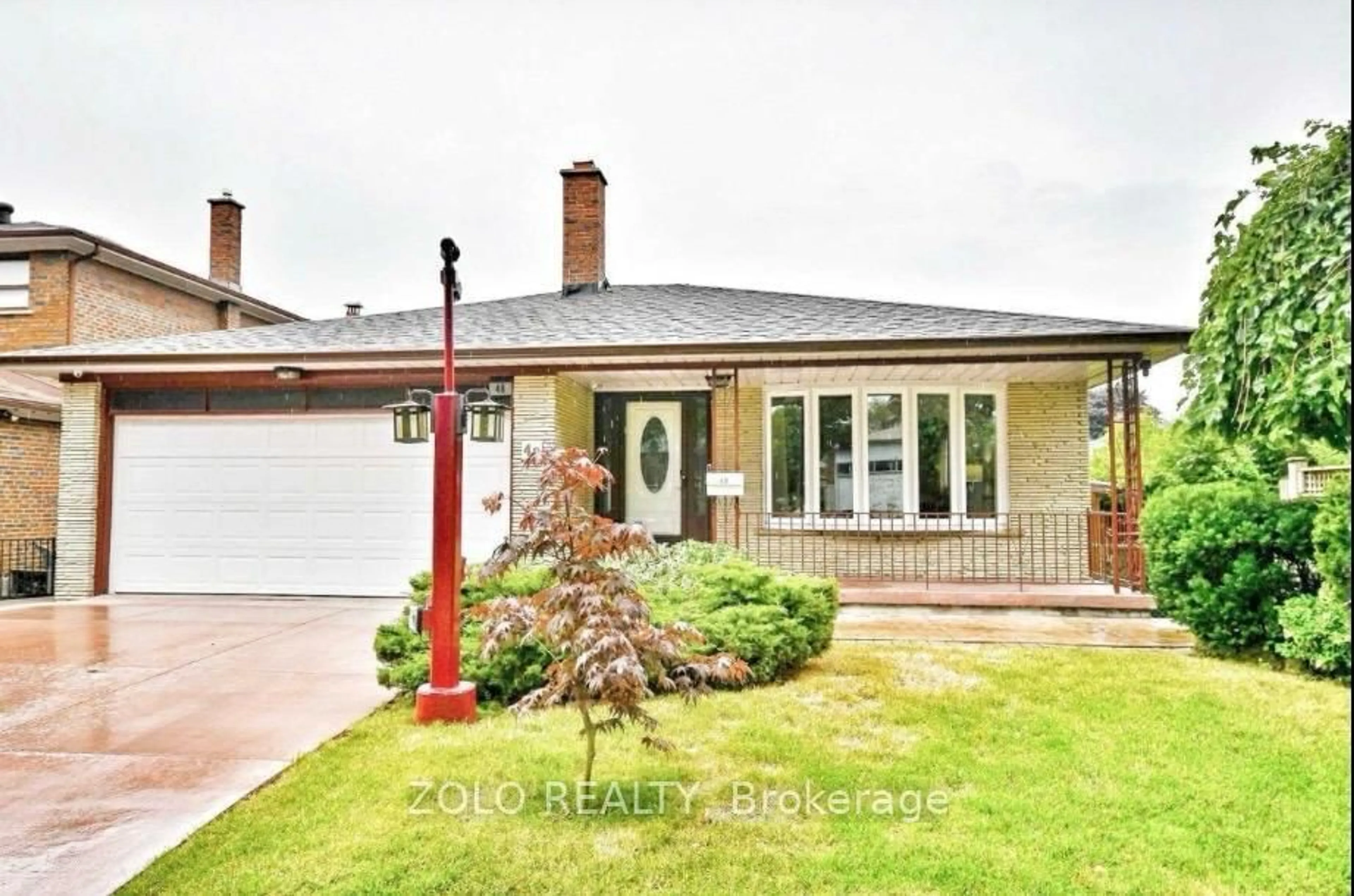 Home with brick exterior material, street for 48 Arkona Dr, Toronto Ontario M1T 1X3