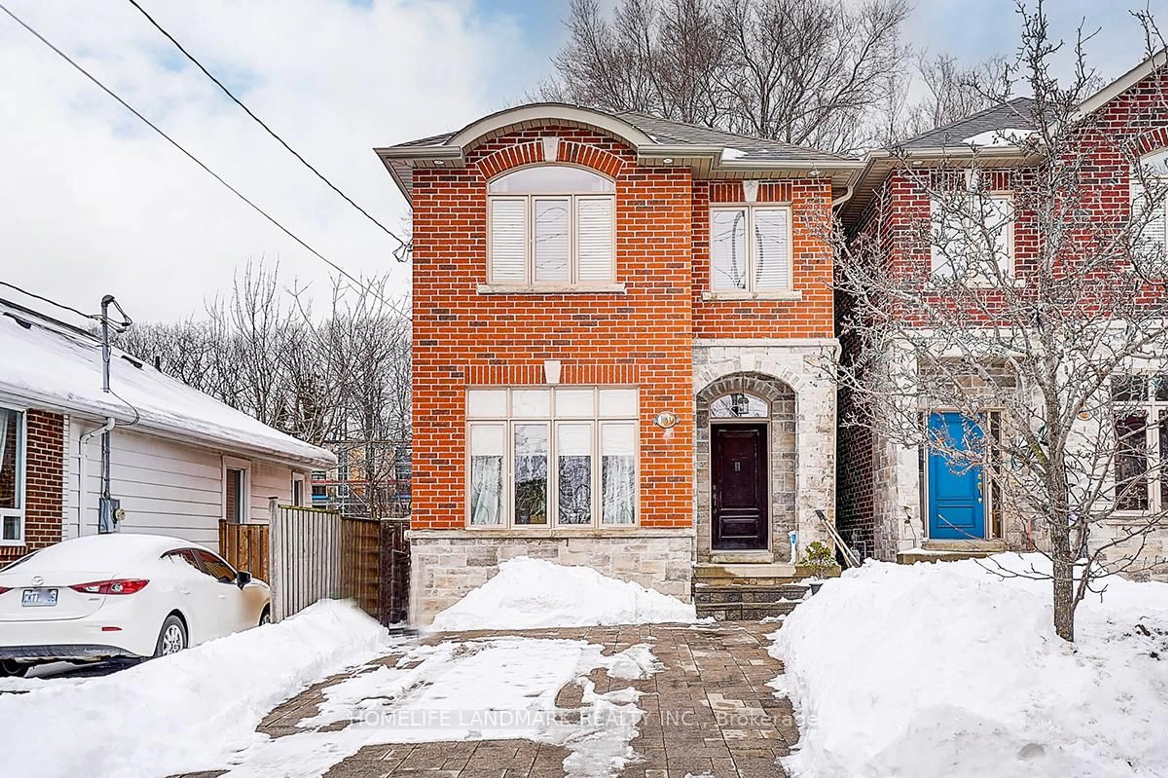 Home with brick exterior material, street for 108A Hollis Ave, Toronto Ontario M1N 2C8