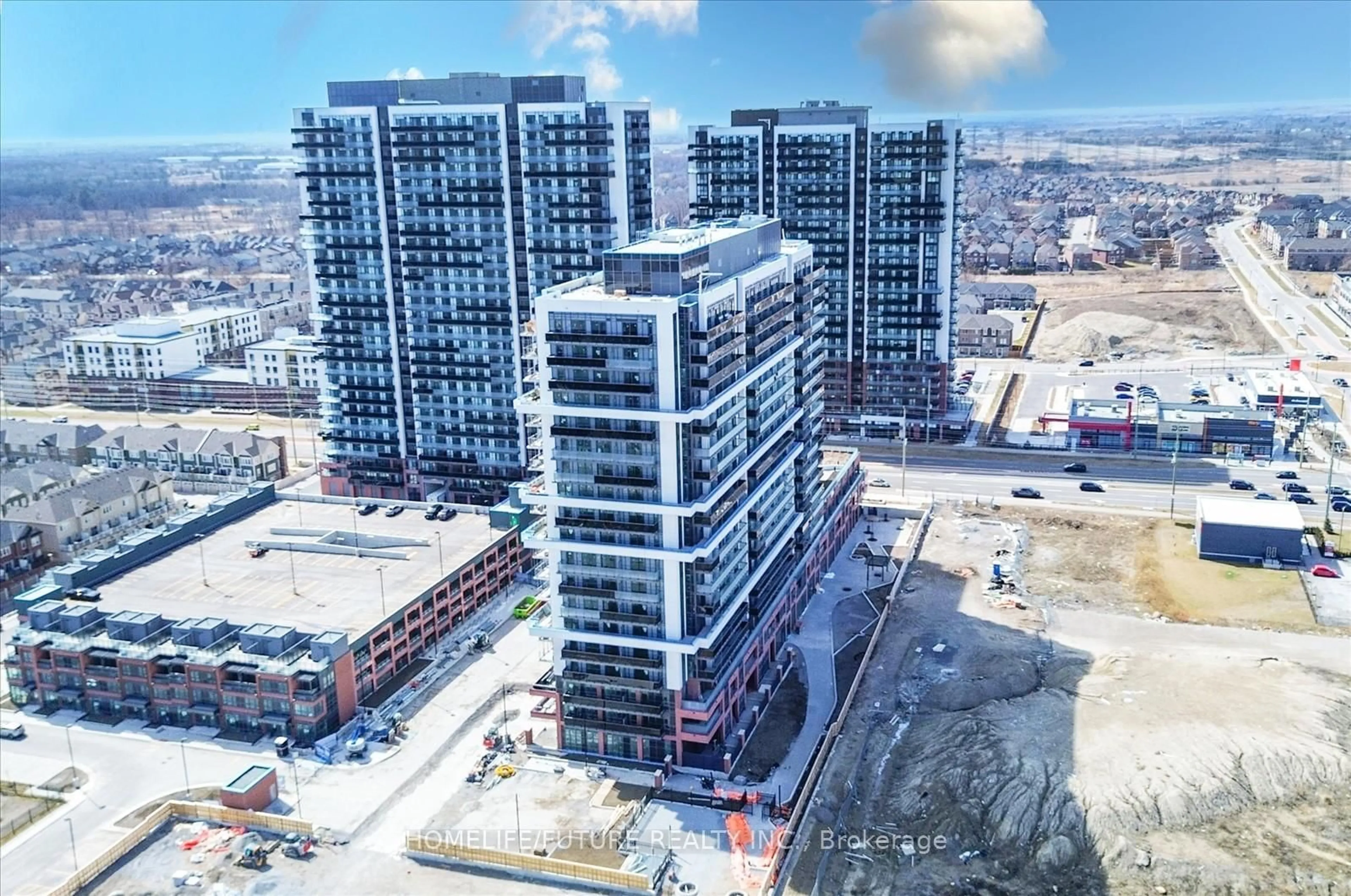 A pic from outside/outdoor area/front of a property/back of a property/a pic from drone, building for 2545 Simcoe St #1402, Oshawa Ontario L1L 0W3