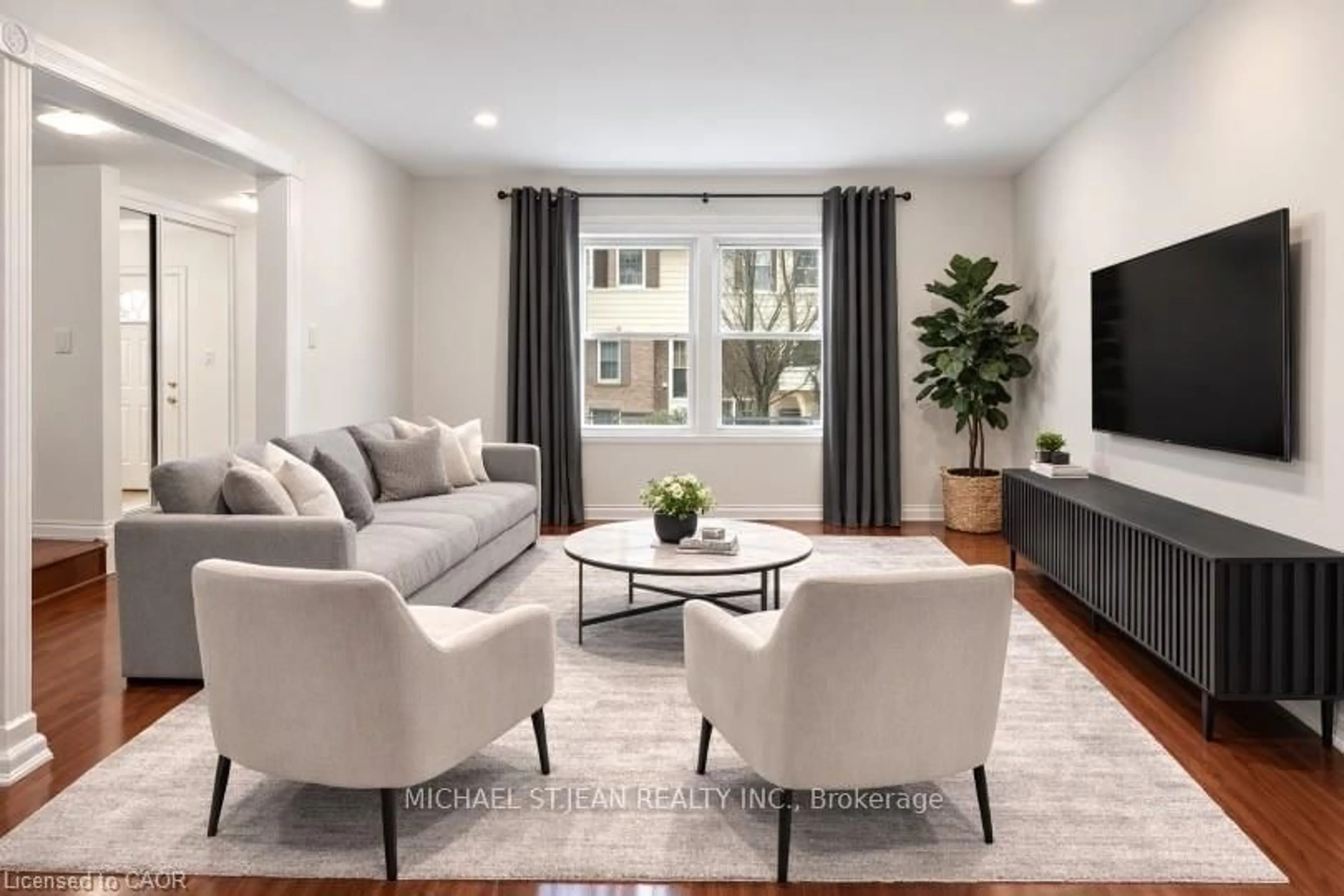 Living room with furniture, unknown for 25 Brimwood Blvd #92, Toronto Ontario M1V 1E2