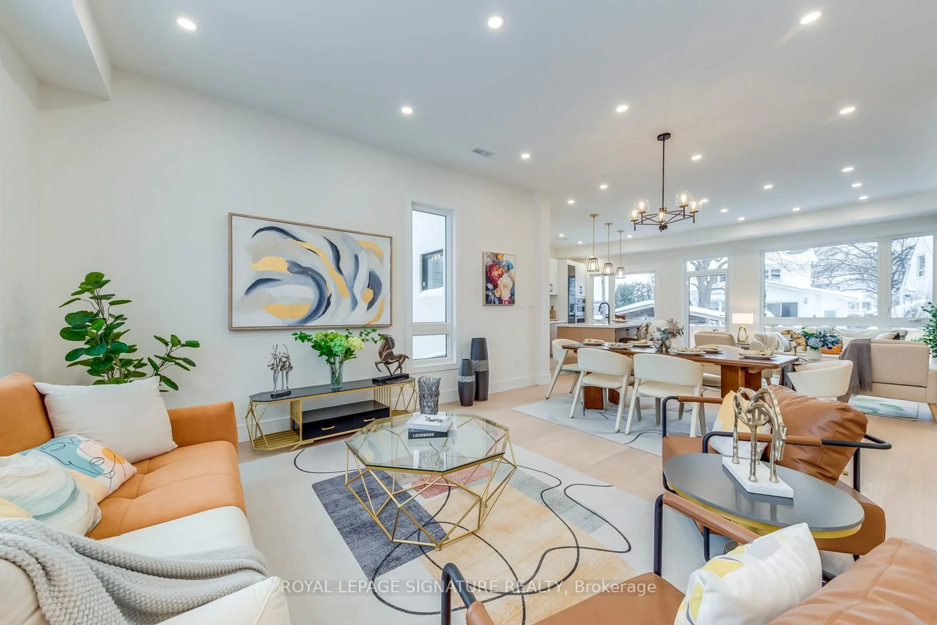 Living room with furniture, unknown for 24 Merritt Rd, Toronto Ontario M4B 3K5