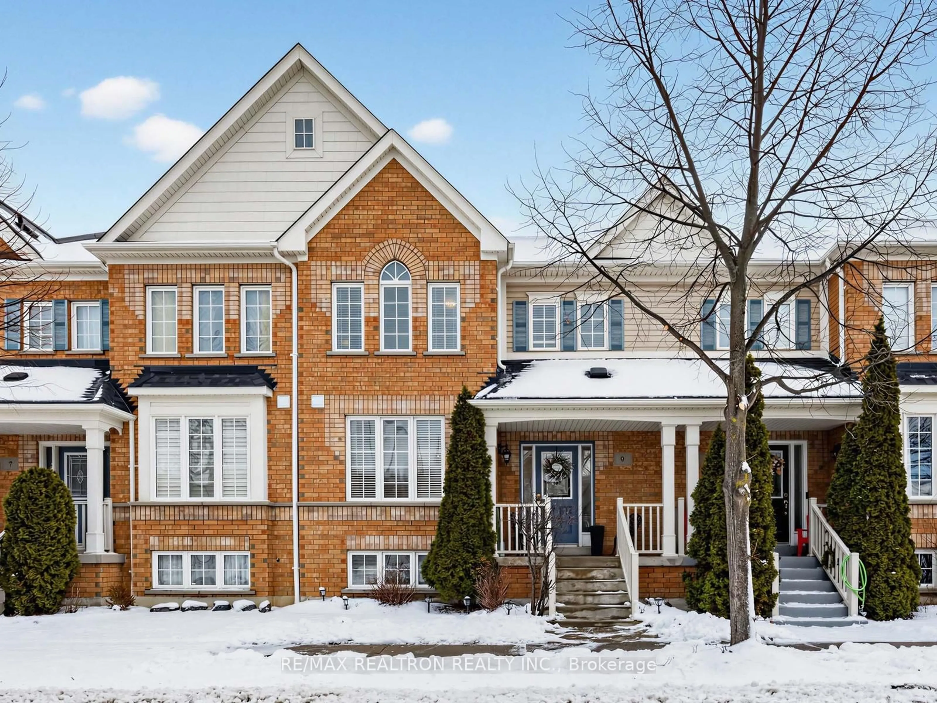 Home with brick exterior material, street for 9 Winrow Gate, Ajax Ontario L1T 0G3