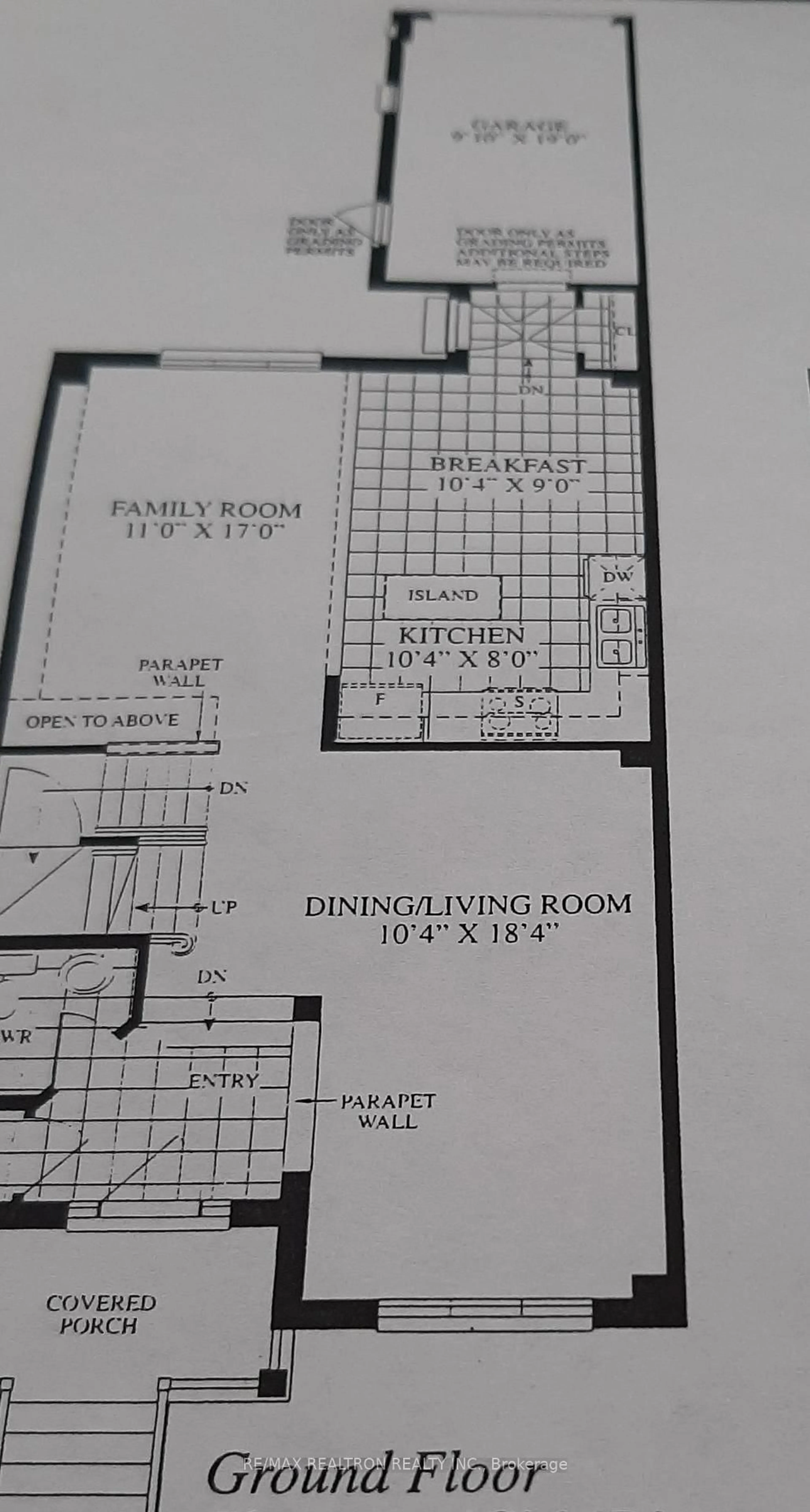 Floor plan for 9 Winrow Gate, Ajax Ontario L1T 0G3