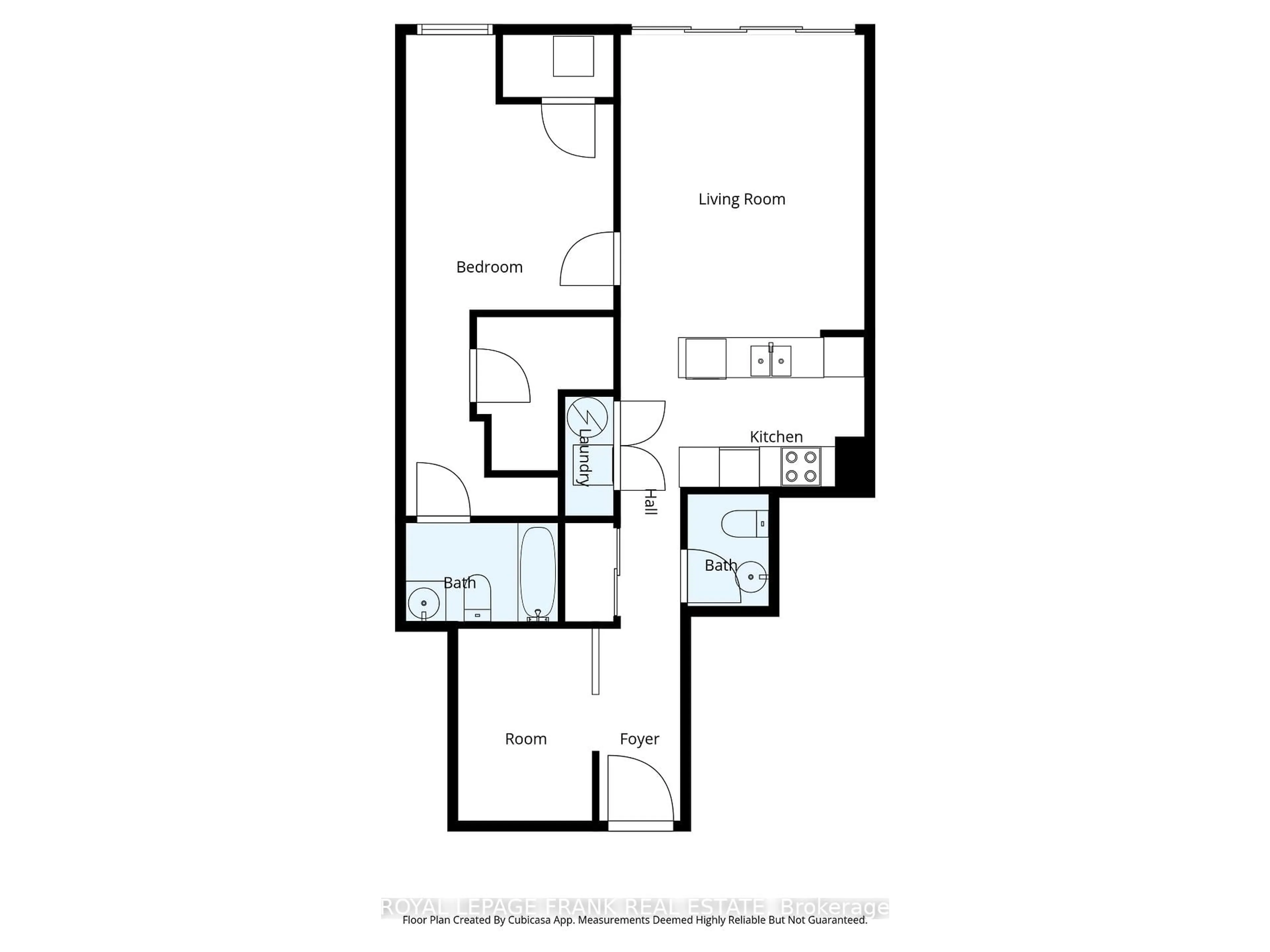 Floor plan for 44 Bond St #306, Oshawa Ontario L1G 6R2