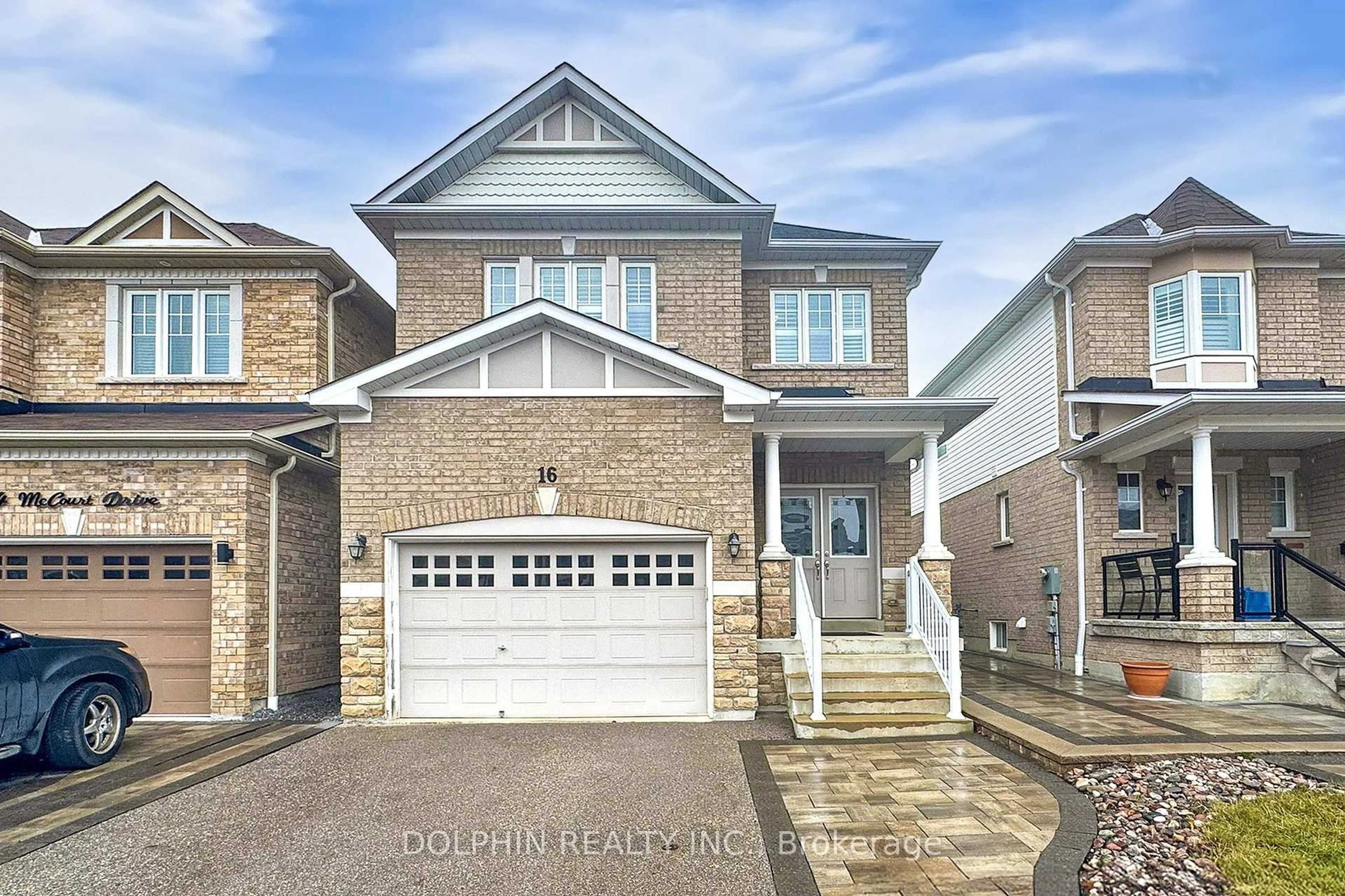 Home with brick exterior material, street for 16 Mccourt Dr, Ajax Ontario L1Z 0C6