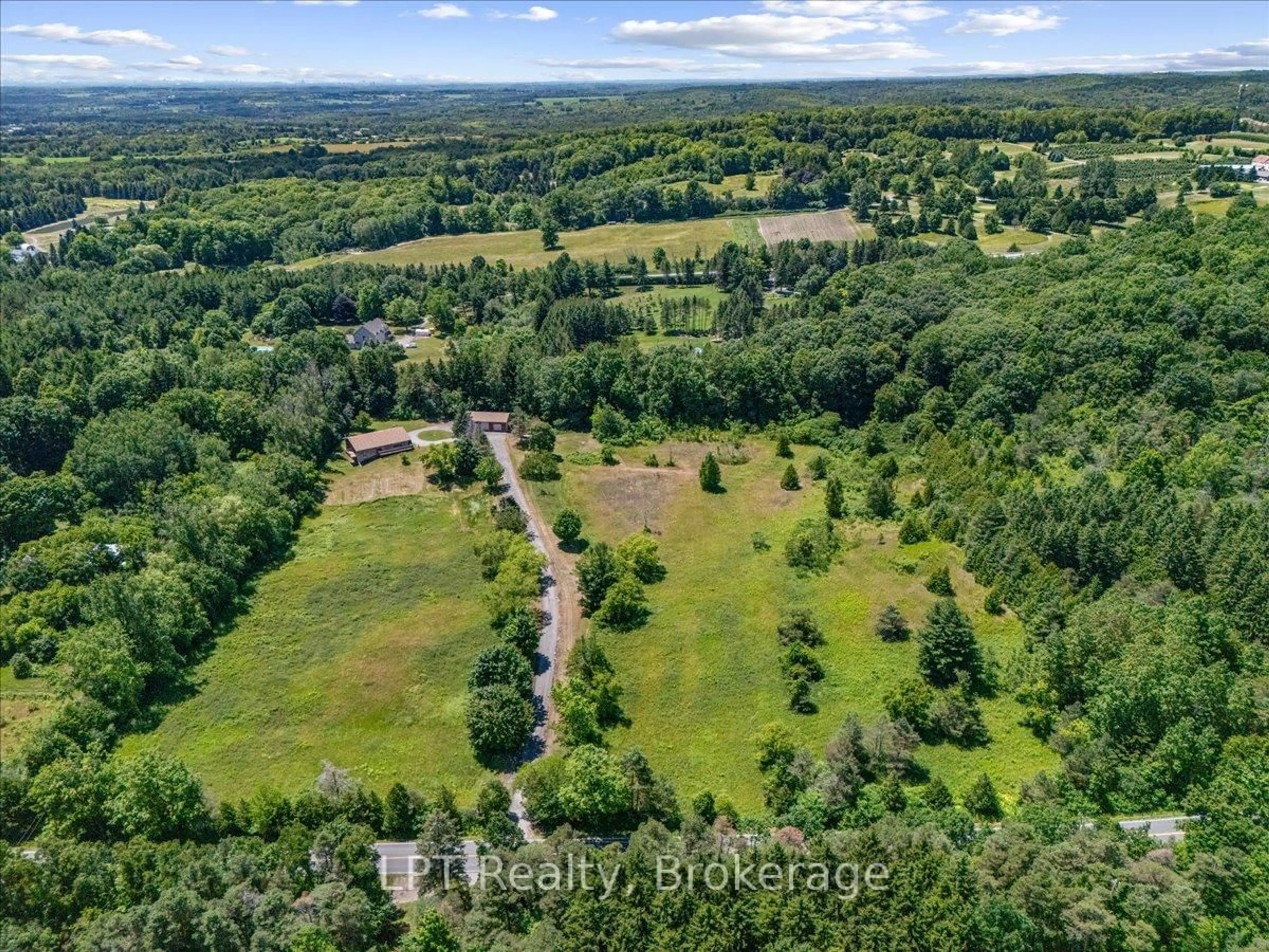 A pic from outside/outdoor area/front of a property/back of a property/a pic from drone, forest/trees view for 9640 Dagmar Rd, Whitby Ontario L0B 1A0