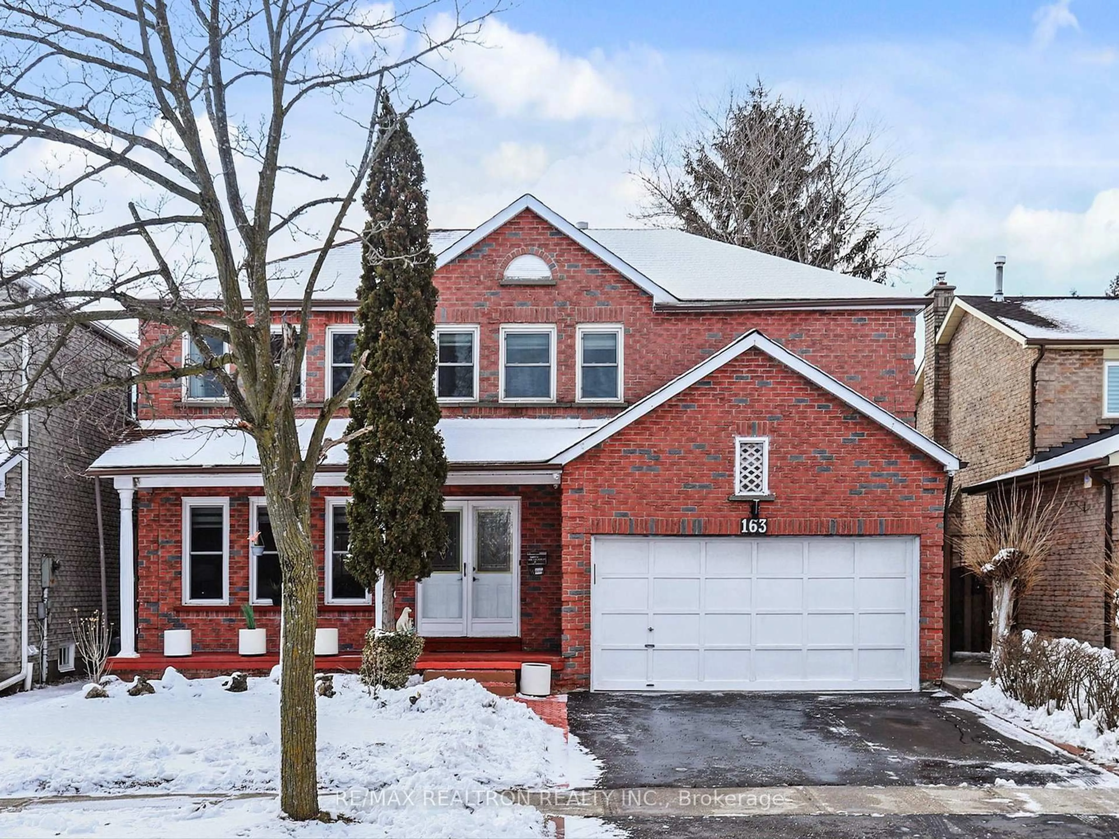 Home with brick exterior material, street for 163 Calverley Tr, Toronto Ontario M1C 3Y4