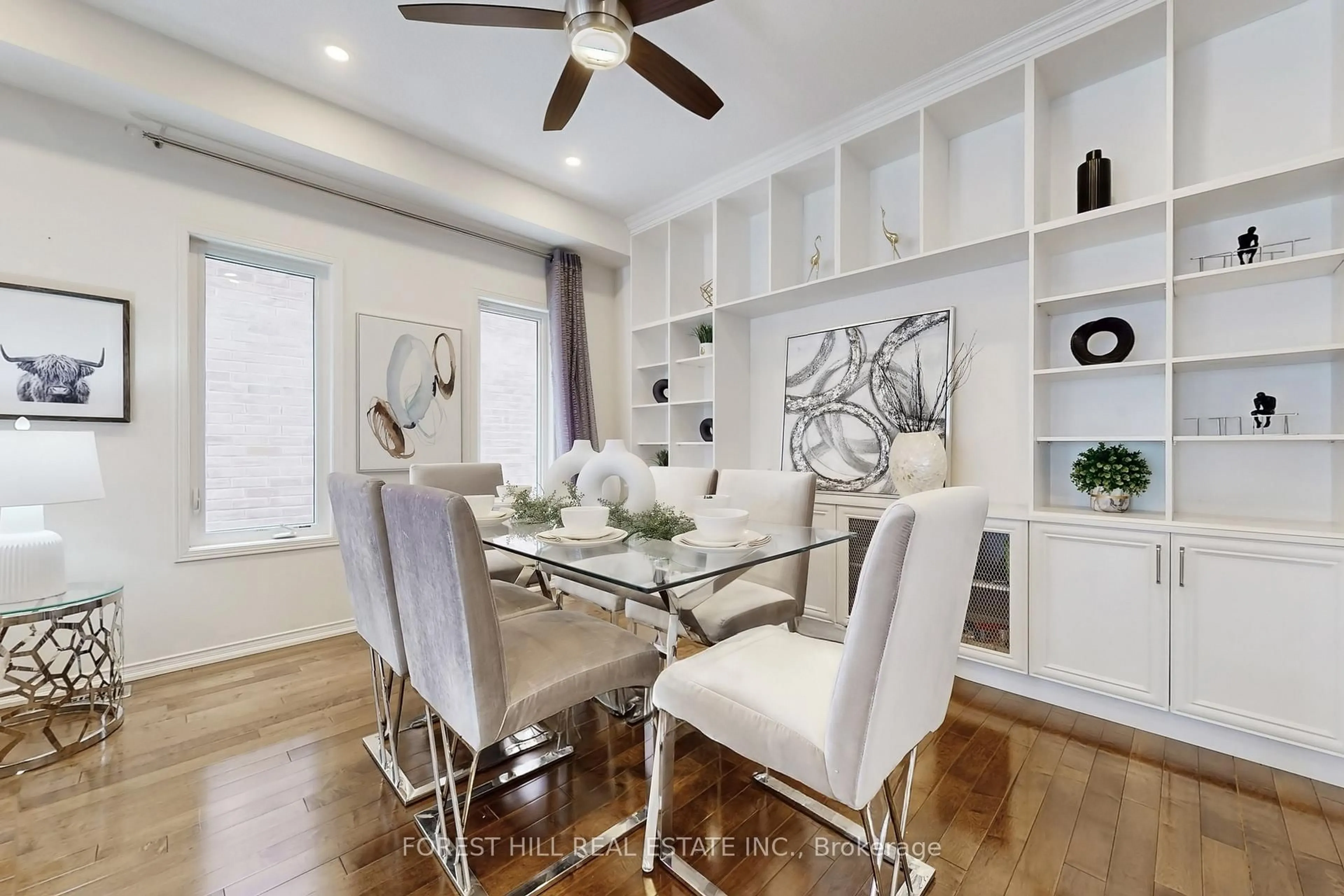 Dining room, wood/laminate floor for 2020 Magee Crt, Oshawa Ontario L1K 0W7