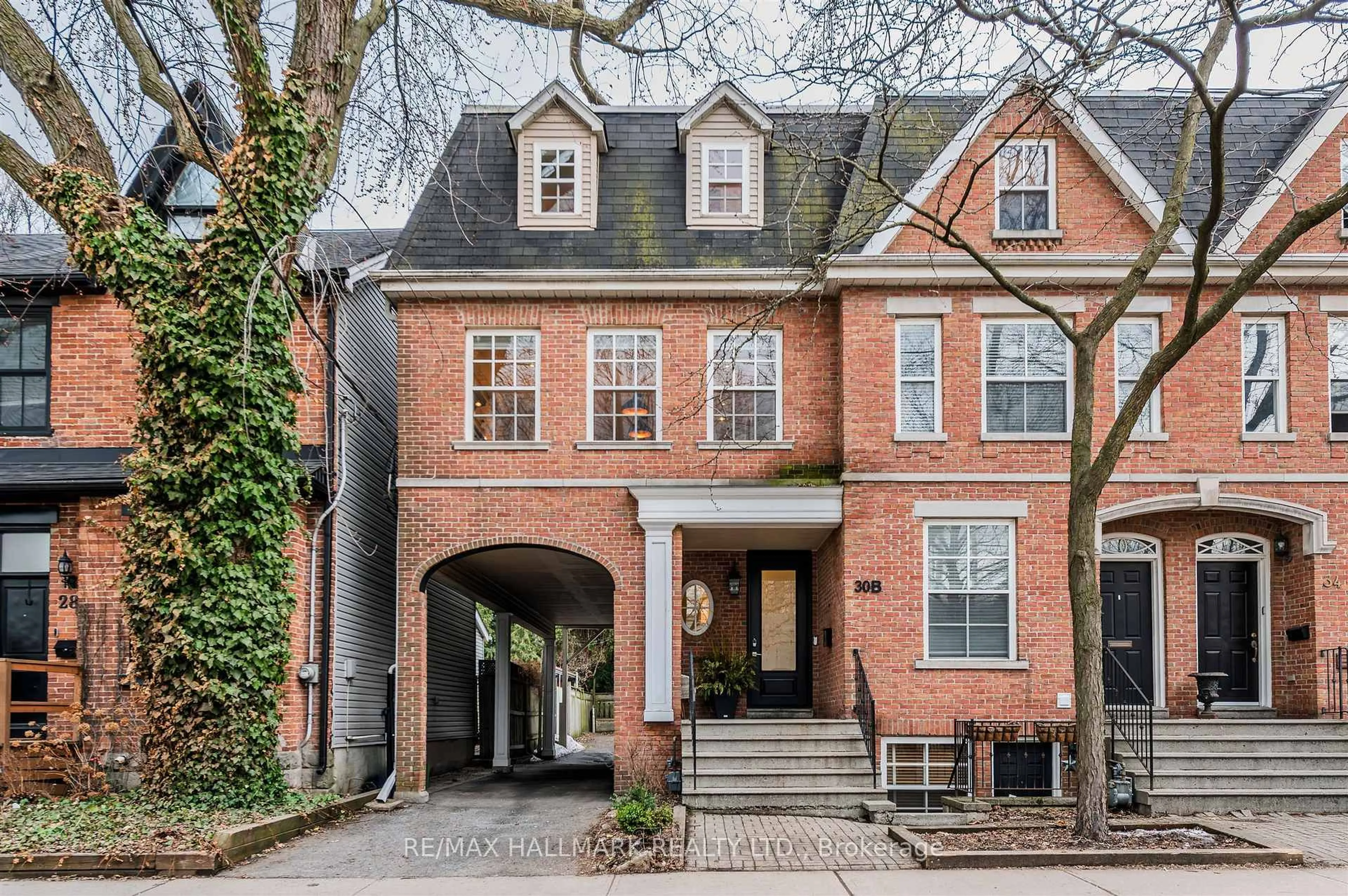 Home with brick exterior material, street for 30B De Grassi St, Toronto Ontario M4M 2K3