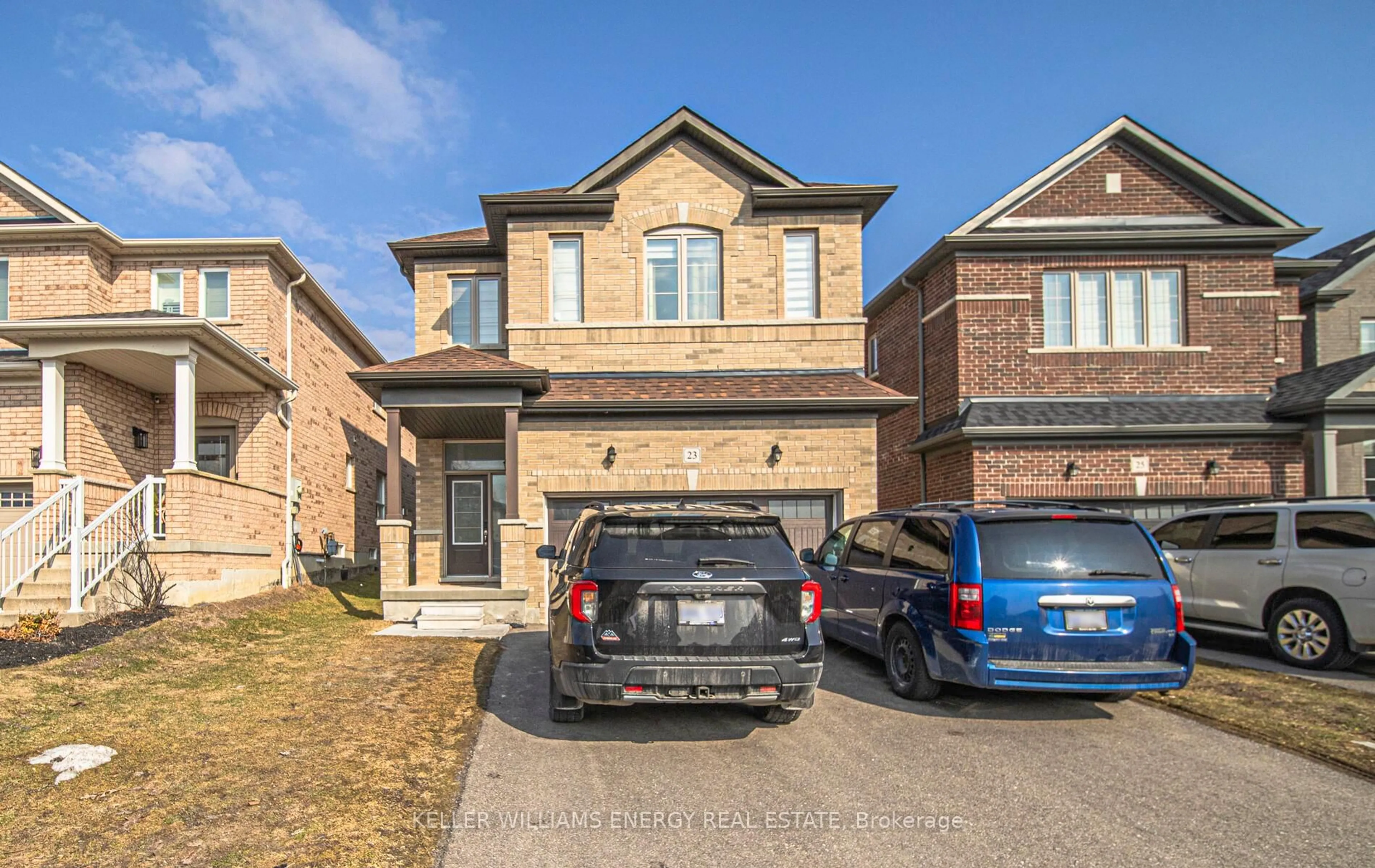 Home with brick exterior material, street for 23 Holman Crt, Whitby Ontario L1P 1W9