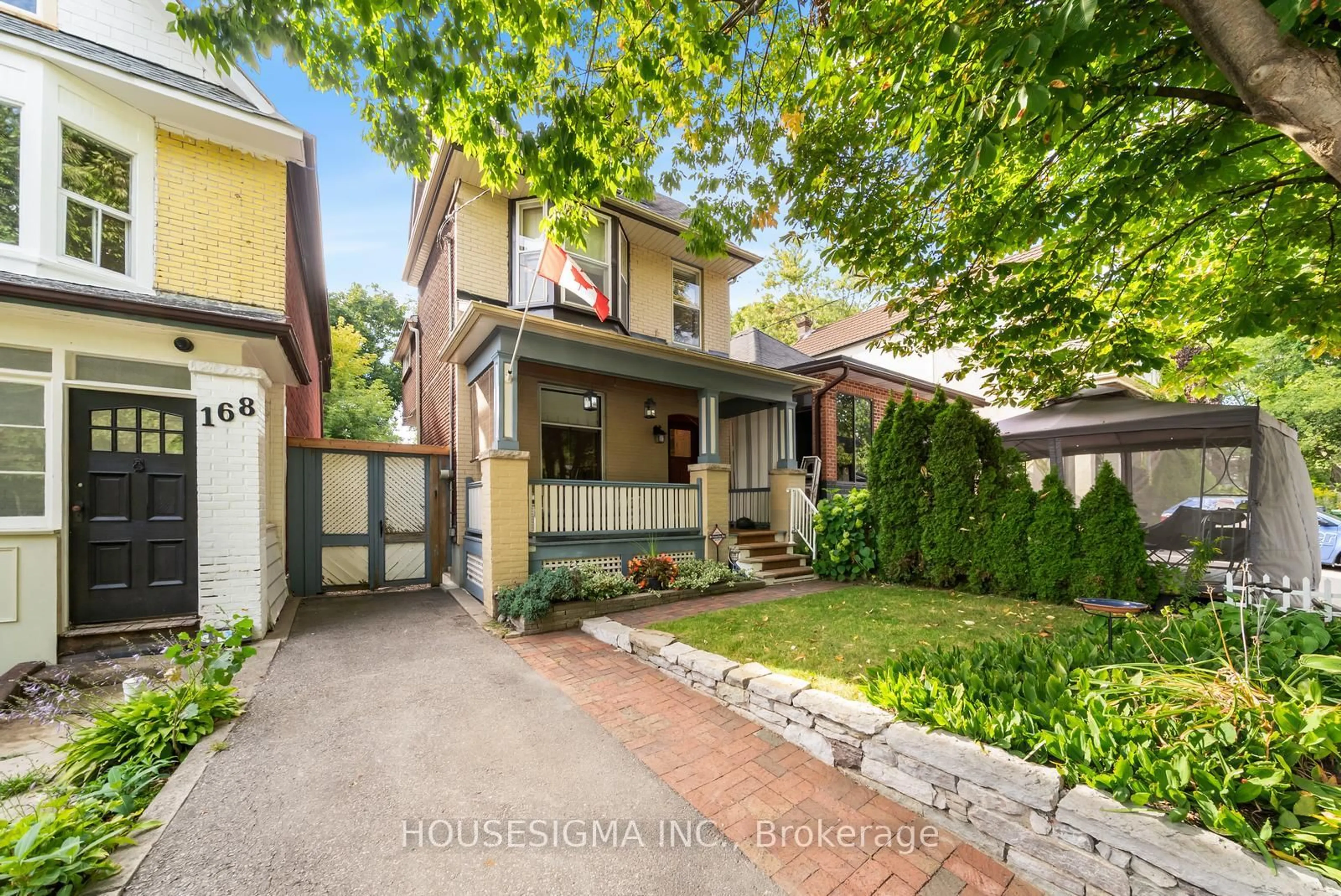 Home with brick exterior material, street for 172 Ashdale Ave, Toronto Ontario M4L 2Y9