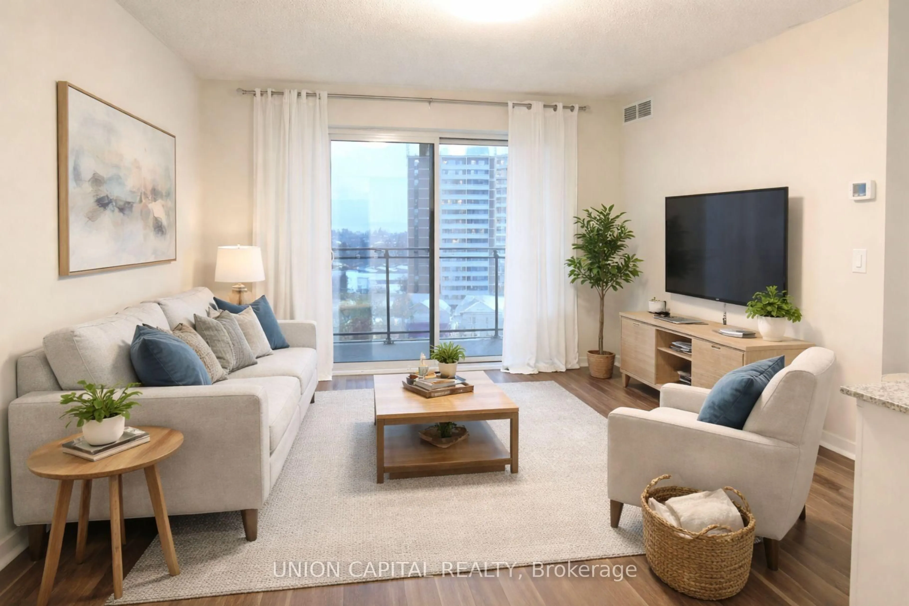 Living room with furniture, unknown for 1235 Bayly St #1016, Pickering Ontario L1W 1L7