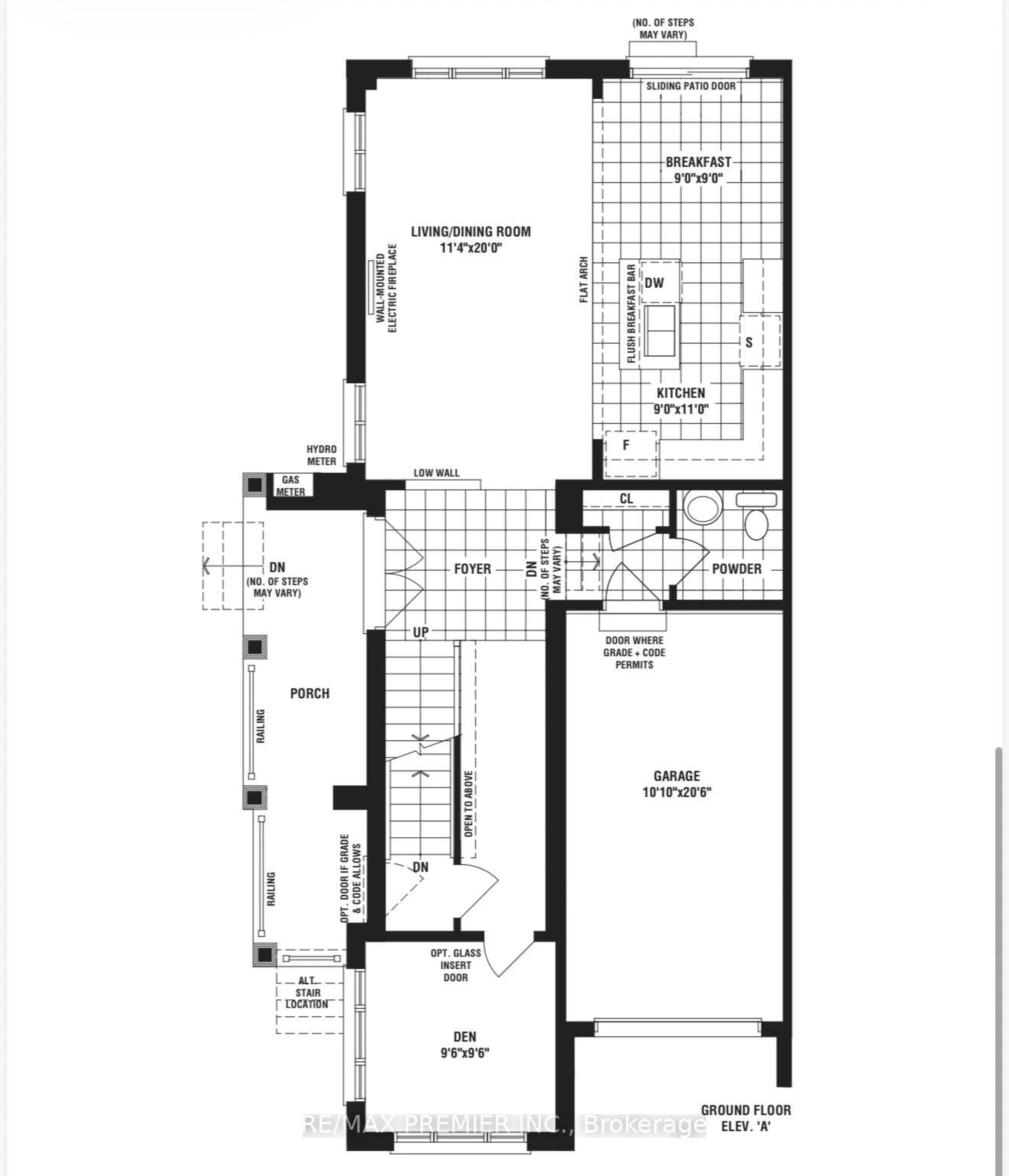 Floor plan for 101 Armilia Pl, Whitby Ontario L1P 0P7