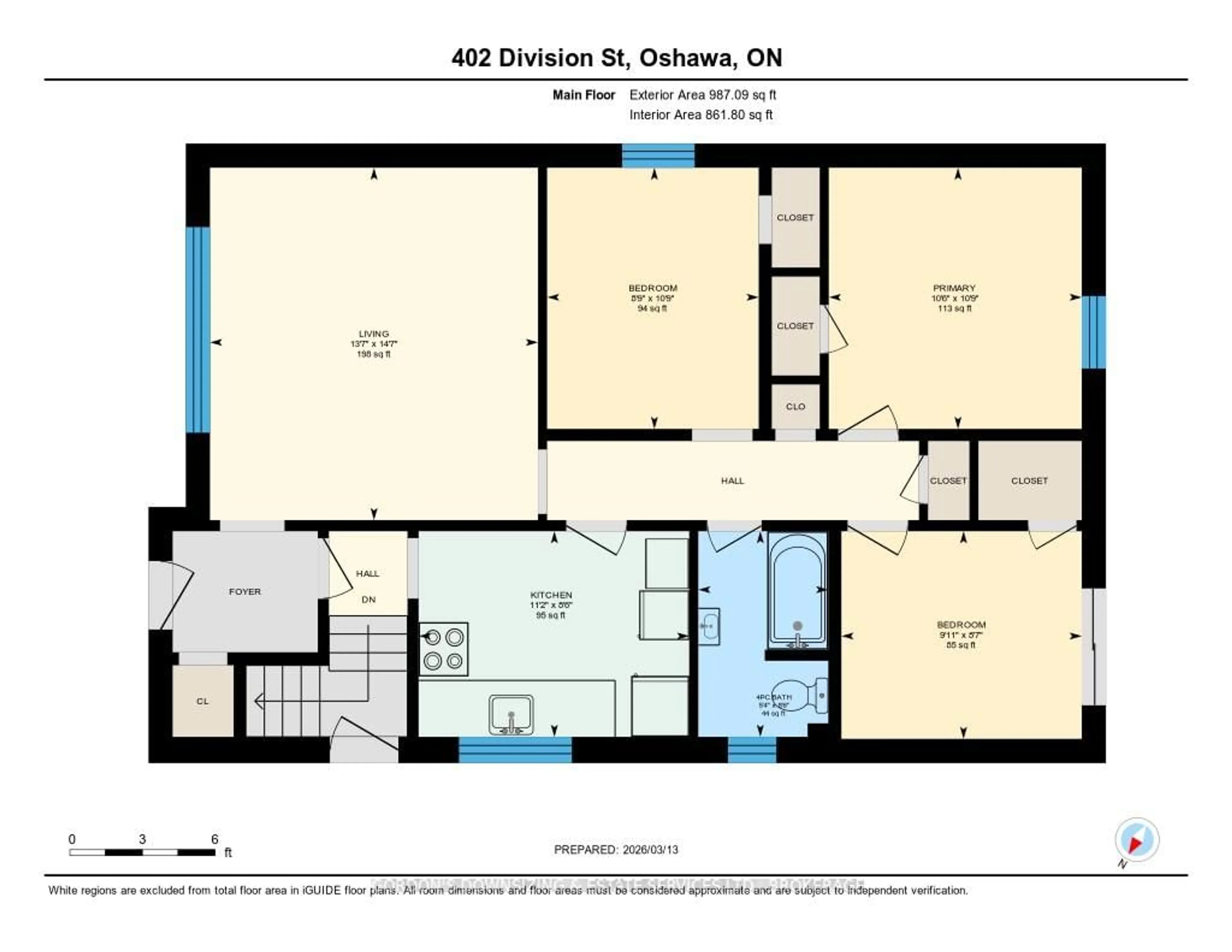 Floor plan for 402 Division St, Oshawa Ontario L1G 5M9