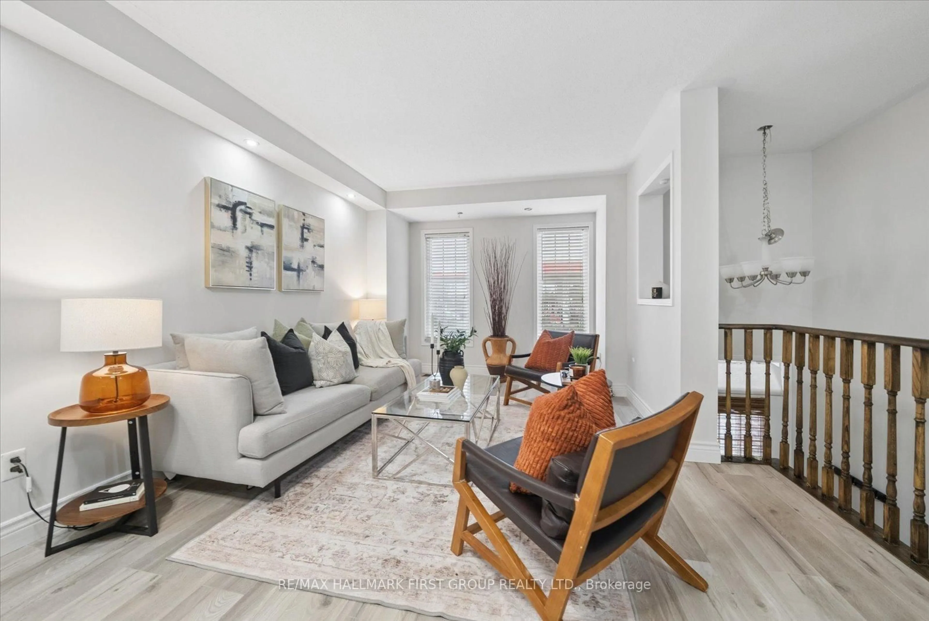 Living room with furniture, unknown for 14 Oakins Lane, Ajax Ontario L1T 0H2