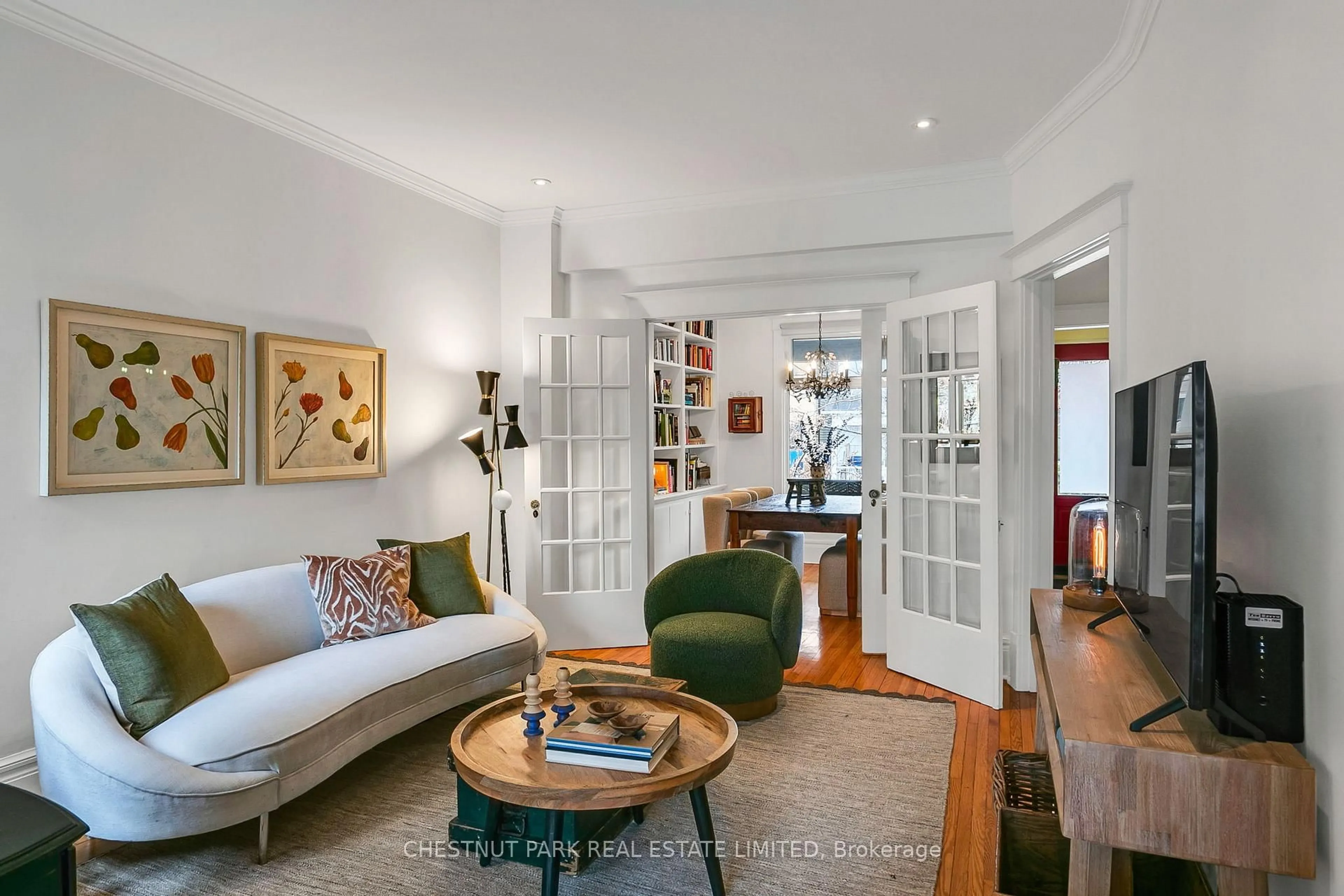 Living room with furniture, unknown for 73 Tiverton Ave, Toronto Ontario M4M 2M1