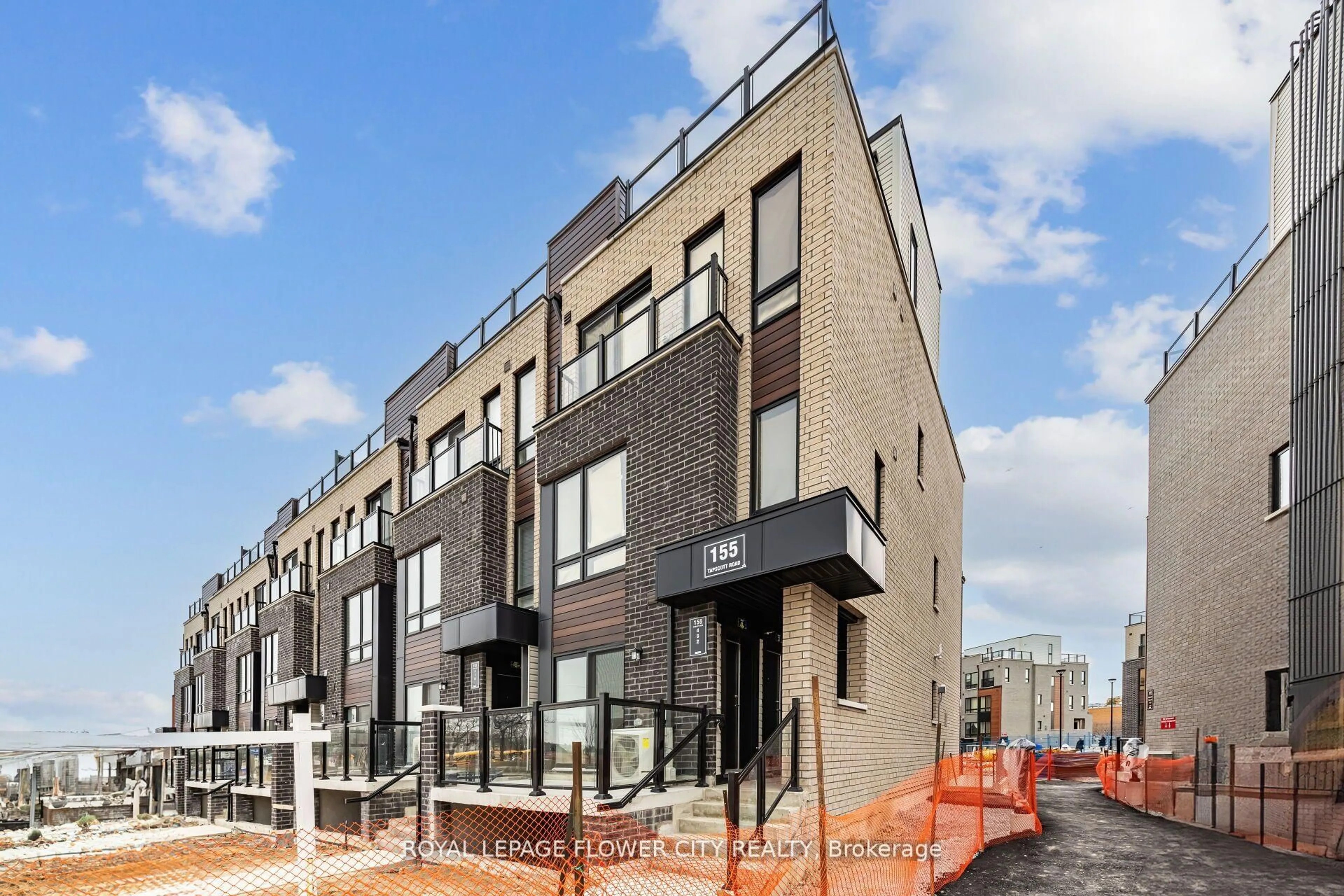 Home with brick exterior material, street for 155 Tapscott Rd #26, Toronto Ontario M1B 0E8