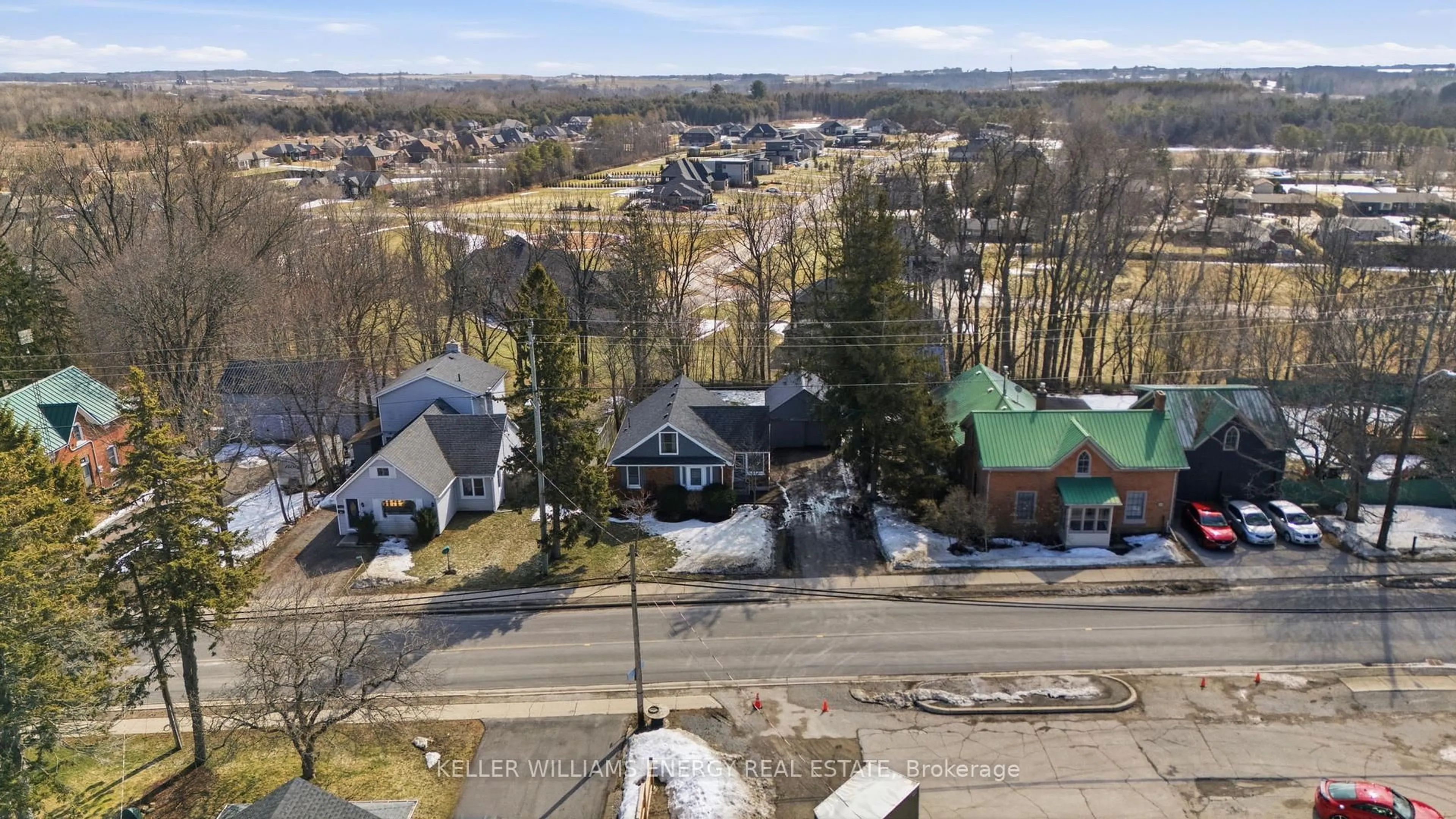 A pic from outside/outdoor area/front of a property/back of a property/a pic from drone, unknown for 4533 Highway 2 Rd, Clarington Ontario L0A 1J0