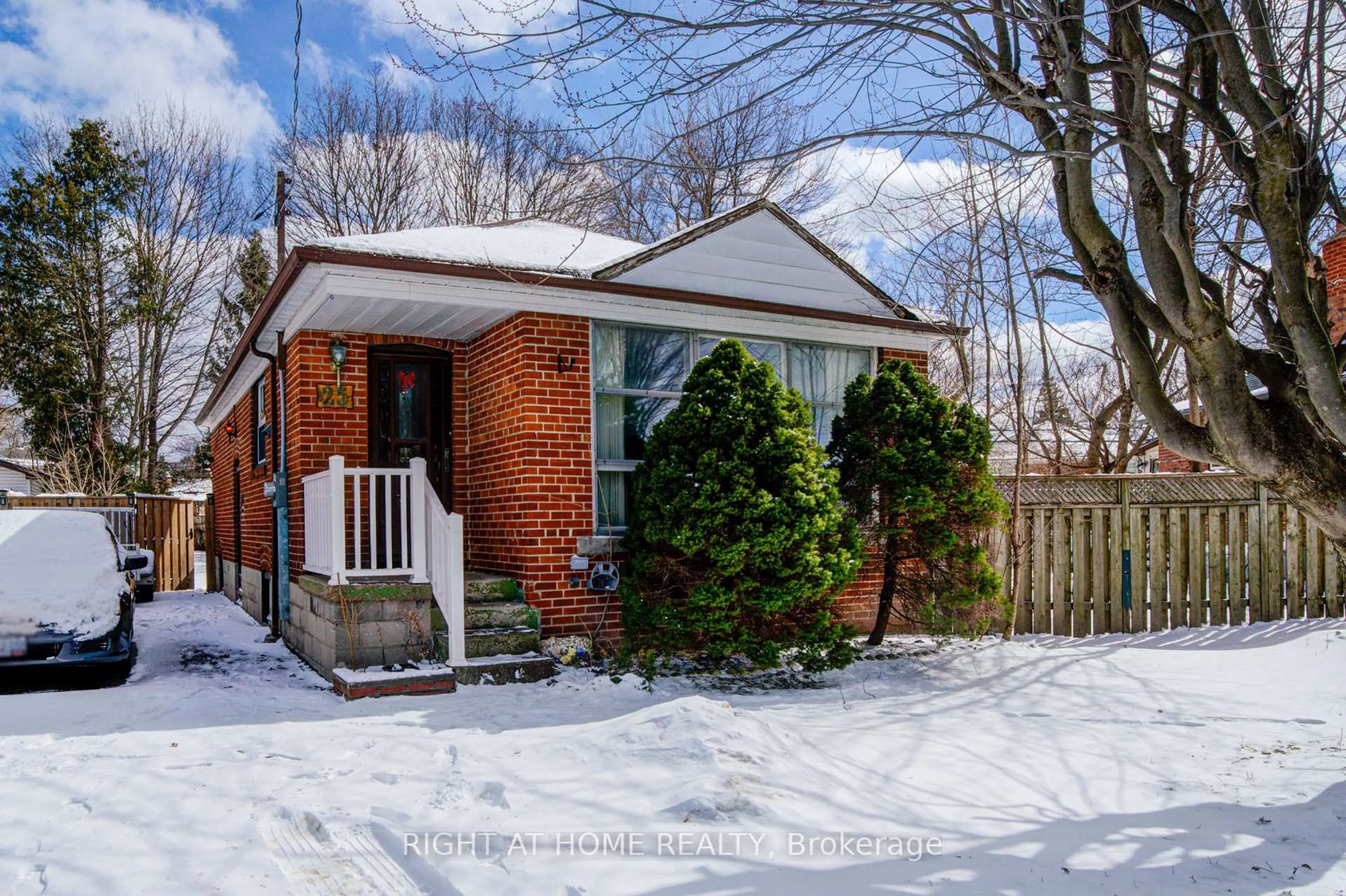 Home with brick exterior material, street for 25 Strode Dr, Toronto Ontario M1J 1L8