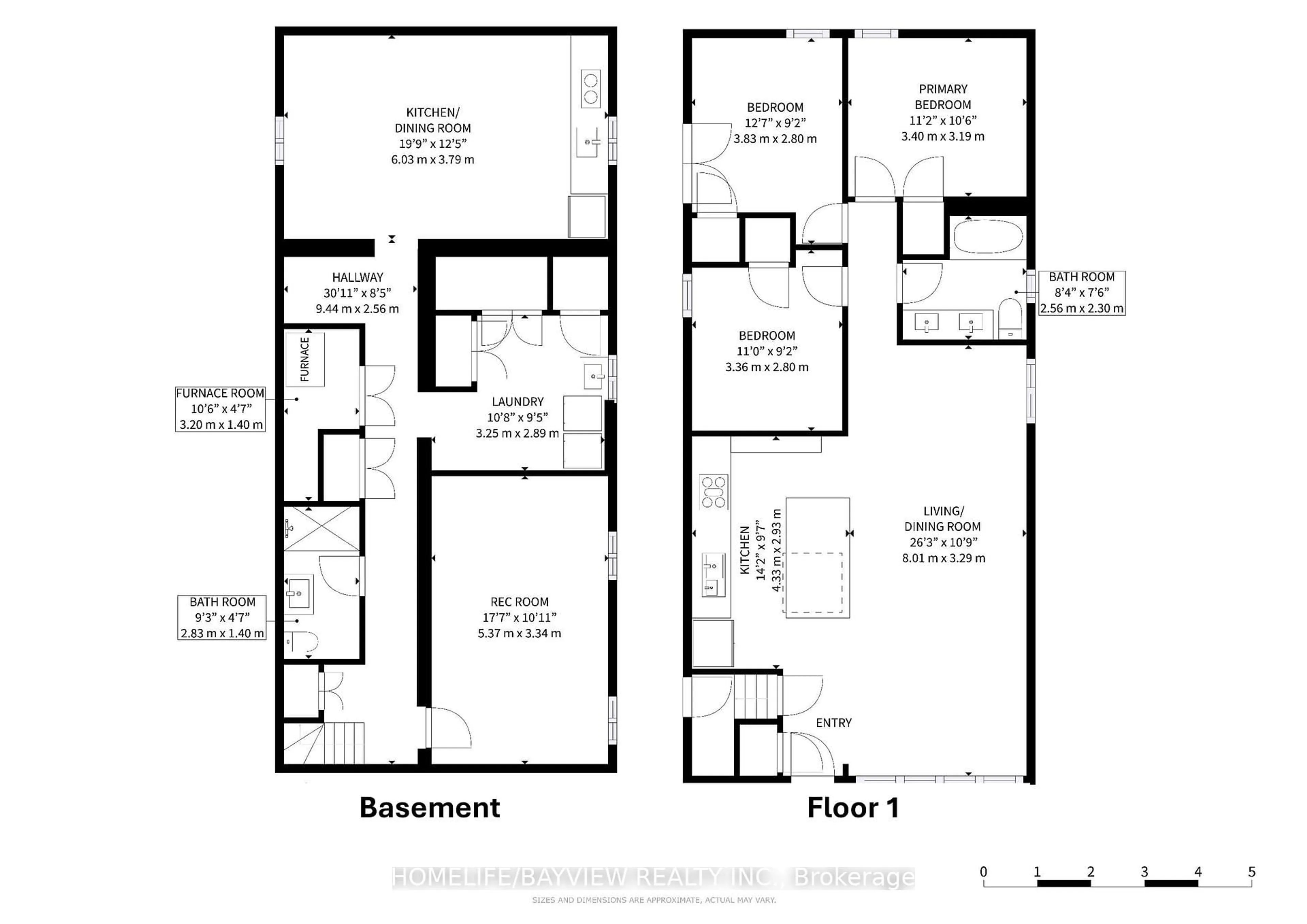 Floor plan for 1607 Woodbine Heights Blvd, Toronto Ontario M4B 3A3
