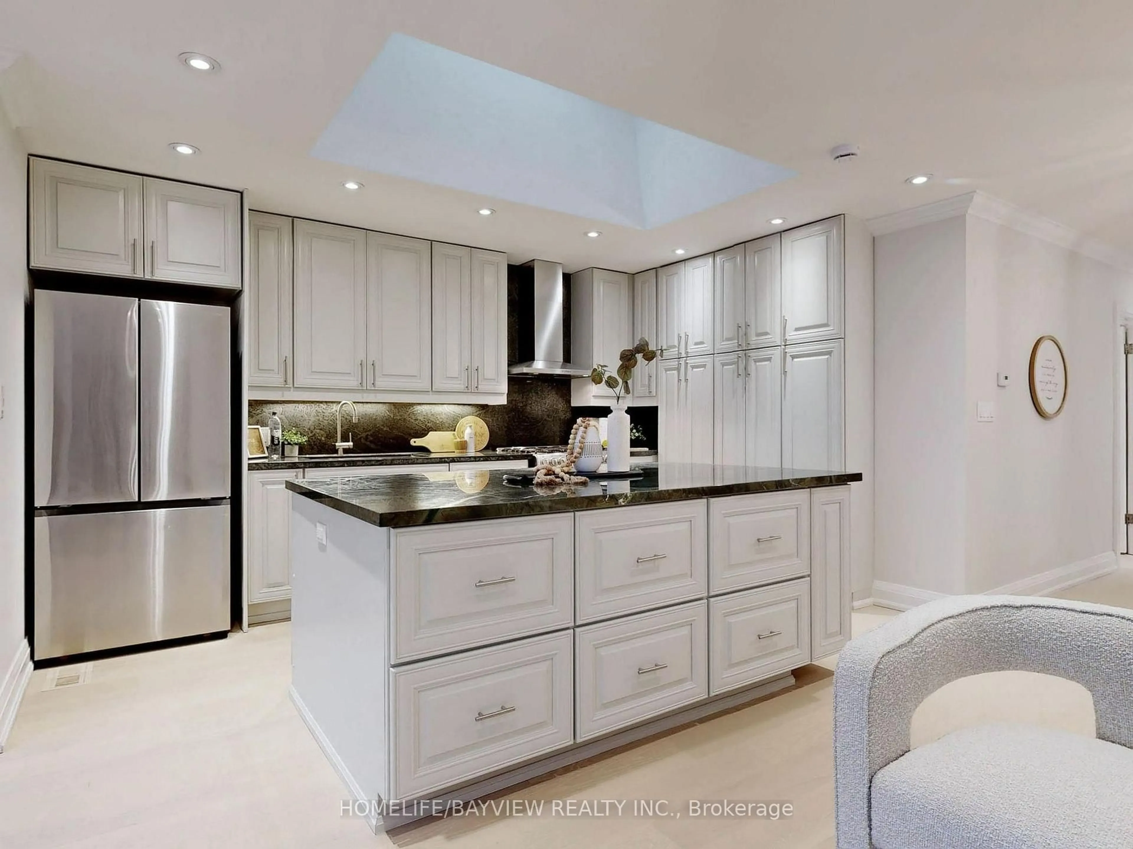 Contemporary kitchen, ceramic/tile floor for 1607 Woodbine Heights Blvd, Toronto Ontario M4B 3A3