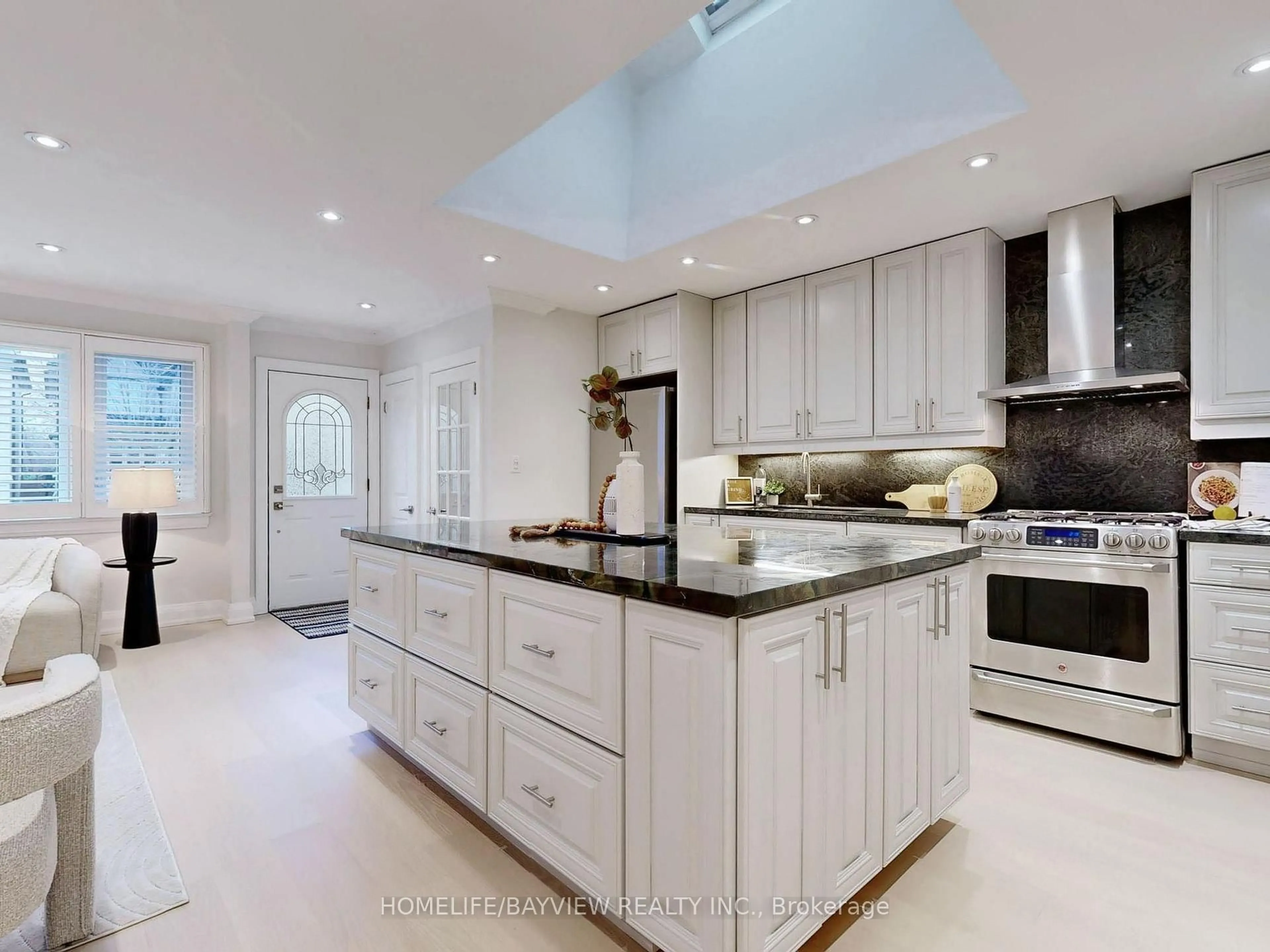 Contemporary kitchen, ceramic/tile floor for 1607 Woodbine Heights Blvd, Toronto Ontario M4B 3A3