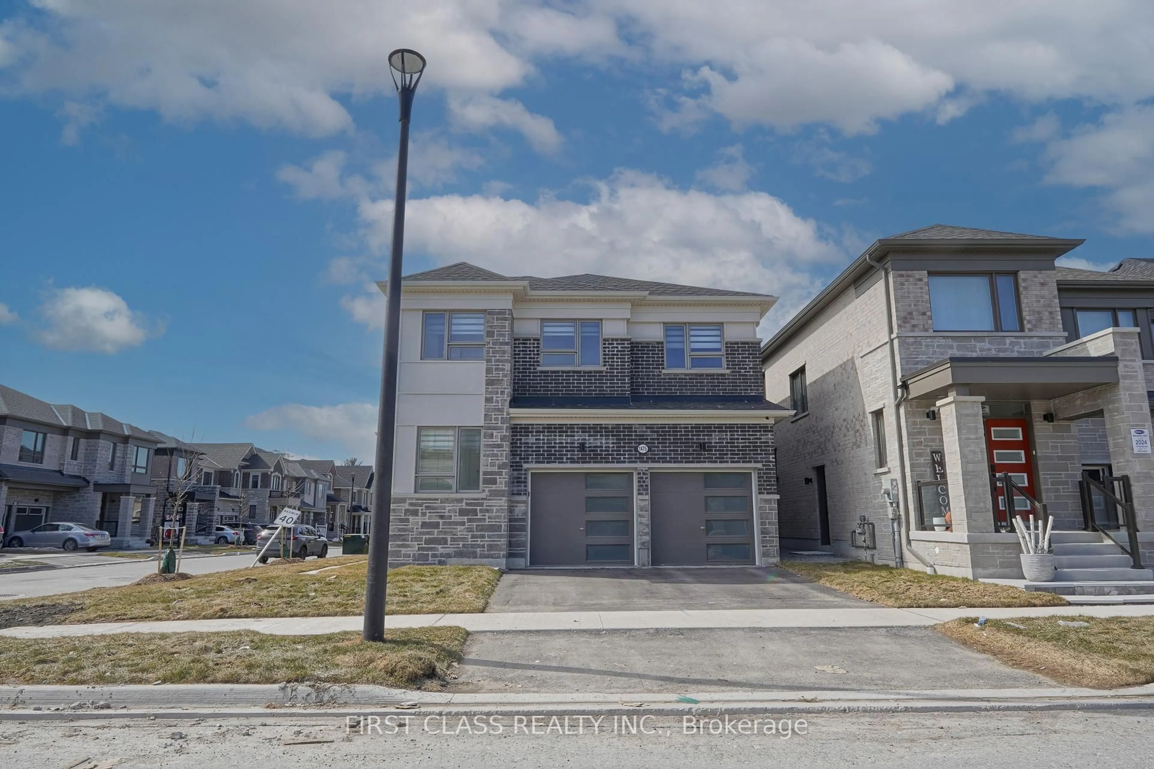 Home with brick exterior material, street for 1475 mockingbird Sq, Pickering Ontario L1X 0N8