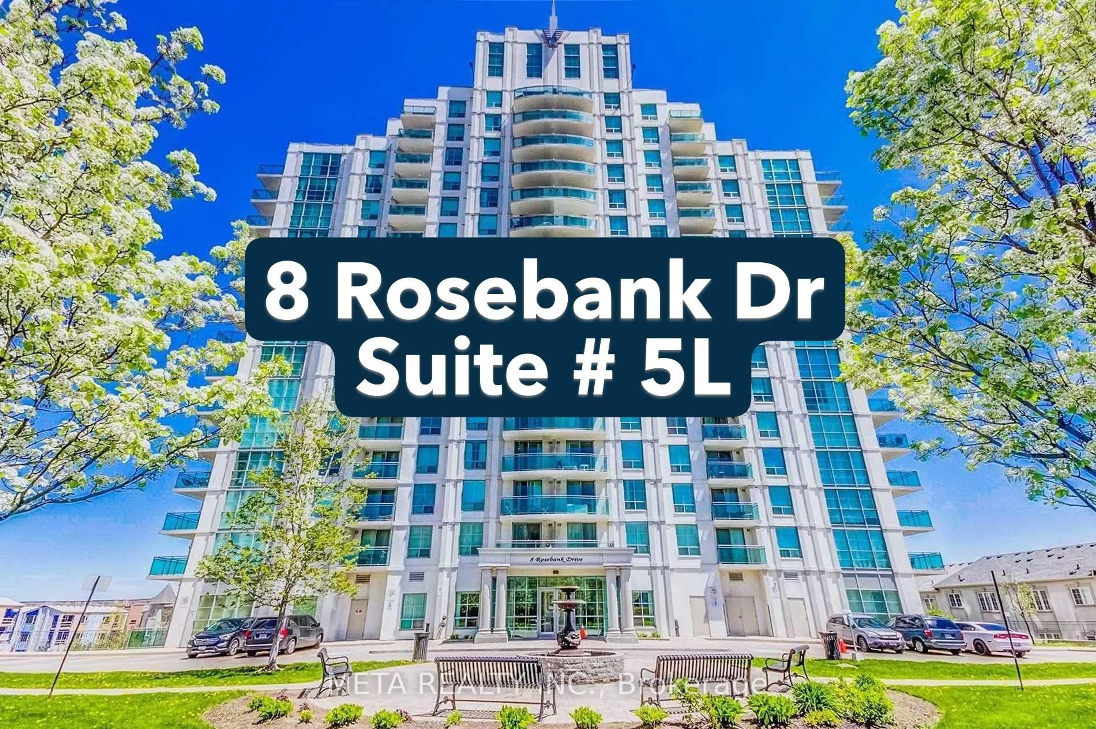 A pic from outside/outdoor area/front of a property/back of a property/a pic from drone, unknown for 8 Rosebank Dr #5L, Toronto Ontario M1B 5Z3