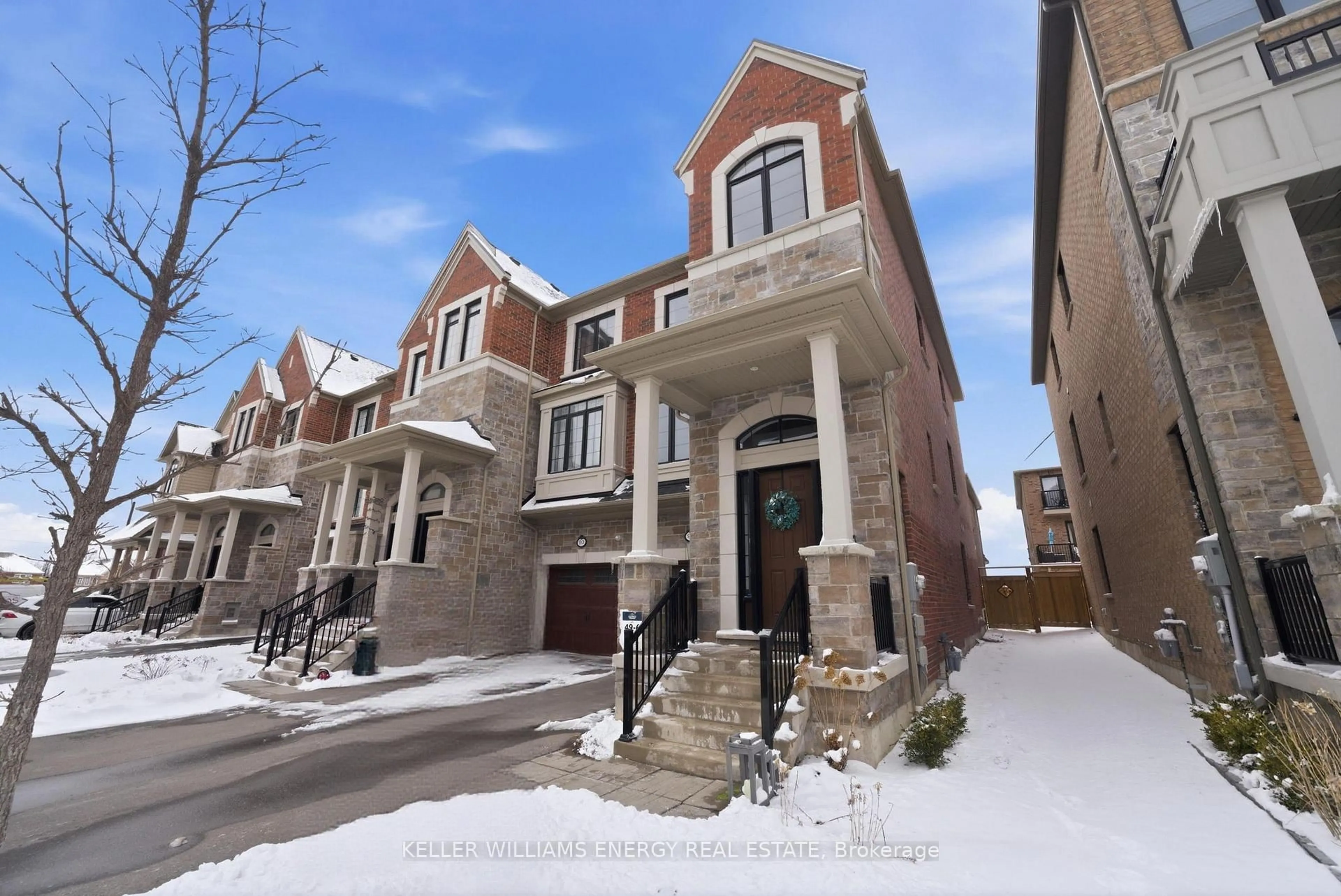 Home with brick exterior material, street for 95 Dorian Dr, Whitby Ontario L1P 0C8