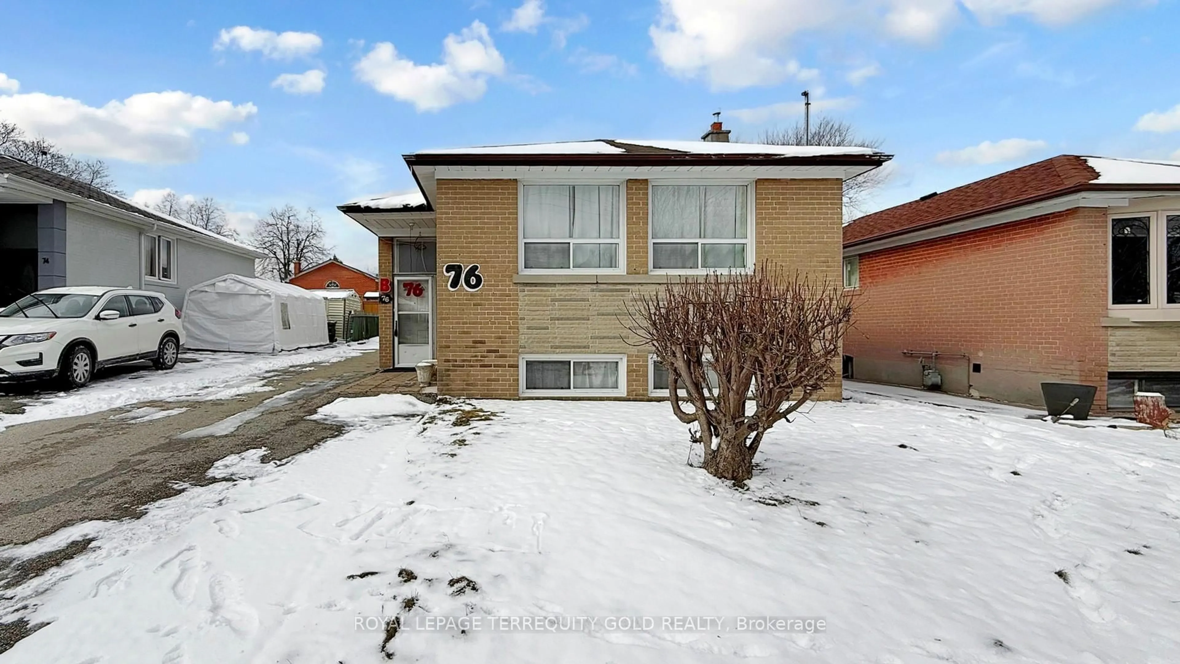 Home with brick exterior material, street for 76 Fitzgibbon Ave, Toronto Ontario M1K 4A2