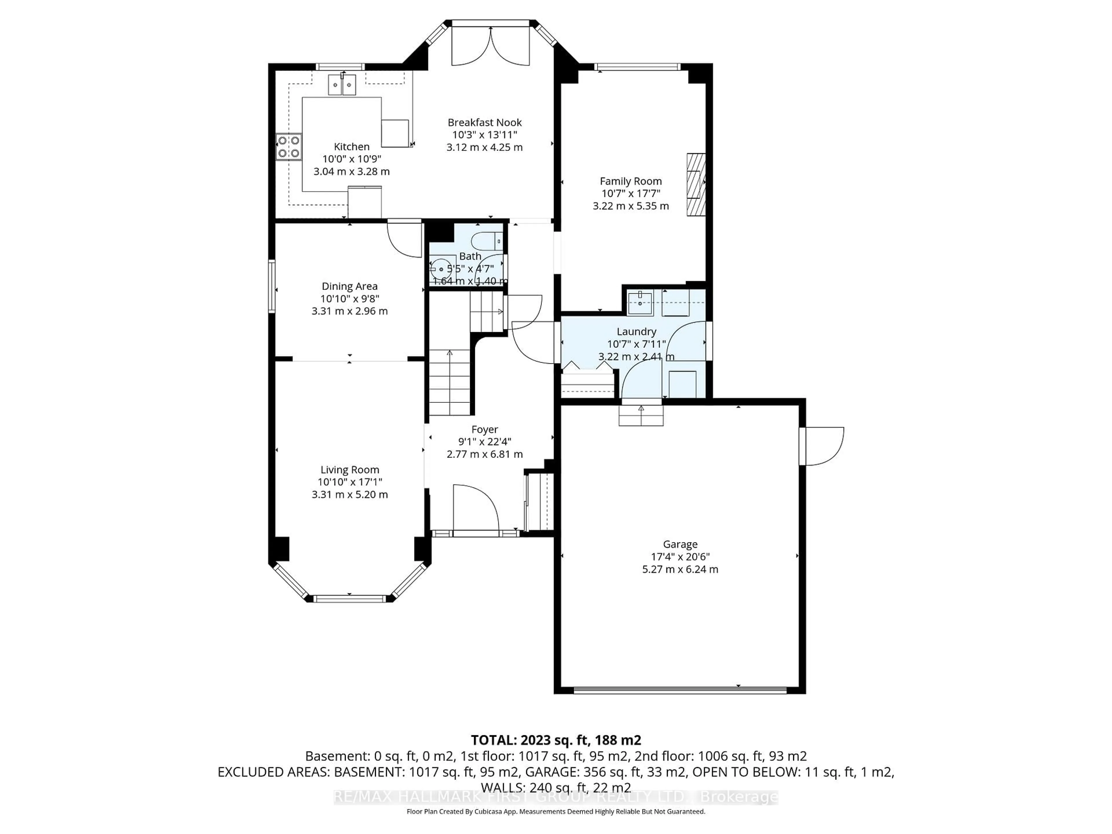 Floor plan for 121 Glenabbey Dr, Clarington Ontario L1E 2B7