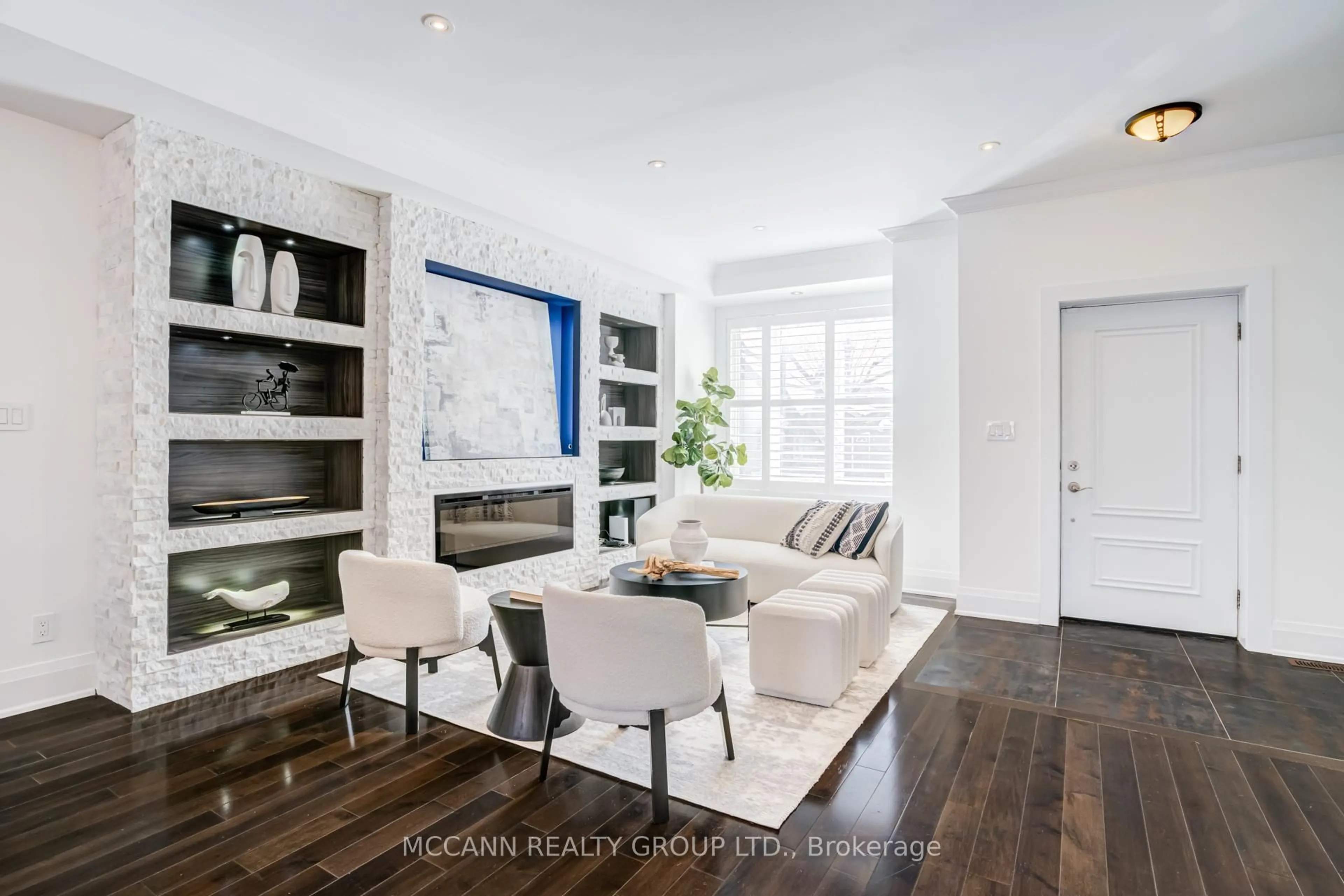 Living room with furniture, unknown for 1155 Greenwood Ave, Toronto Ontario M4J 4E7