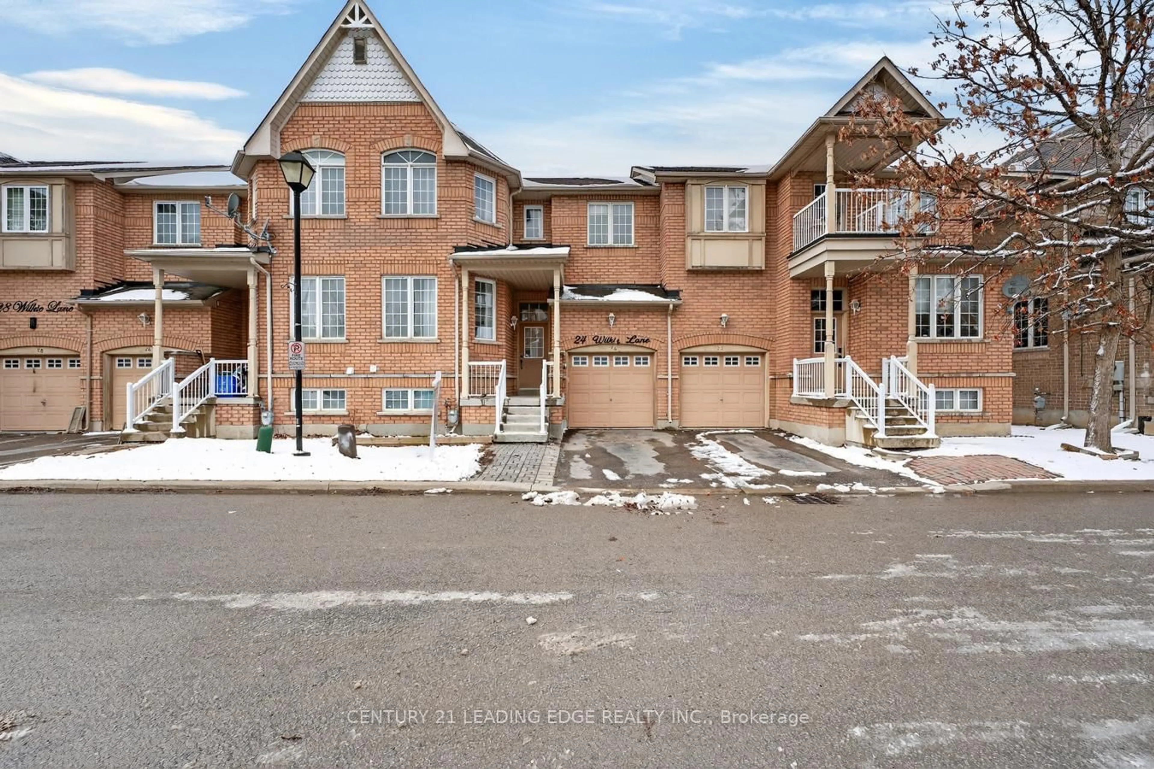 Home with brick exterior material, street for 24 Wilkie Lane, Ajax Ontario L1S 7S7