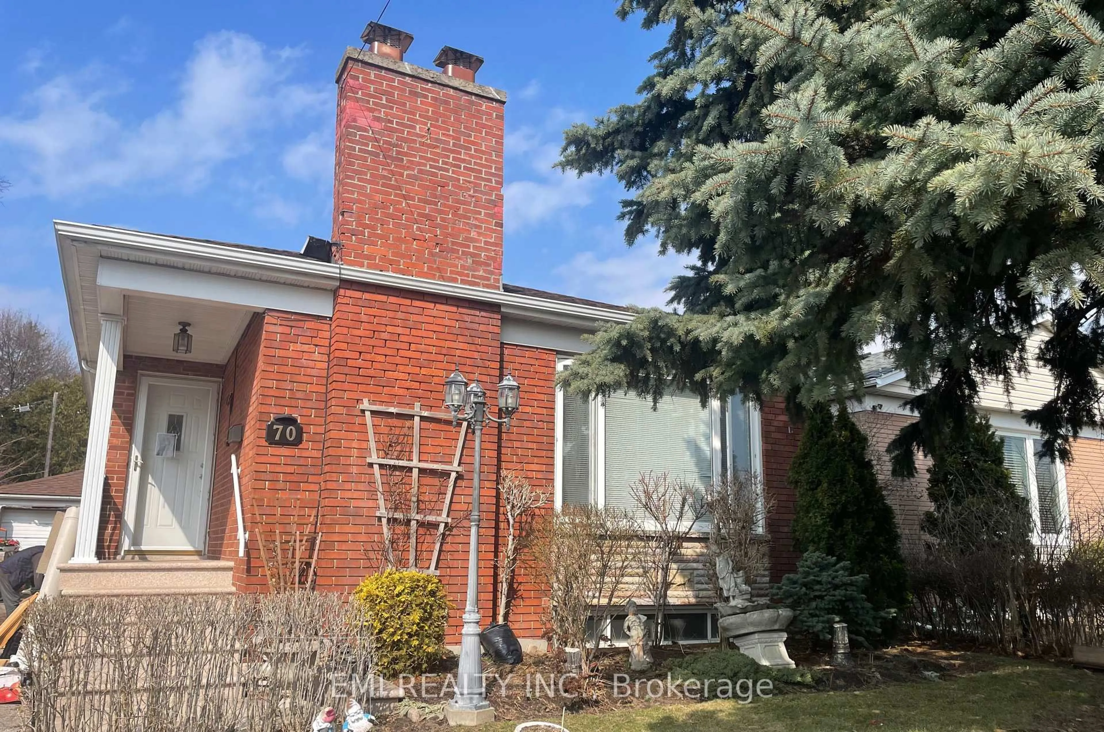 Home with brick exterior material, building for 70 Surrey Ave, Toronto Ontario M1R 1G4