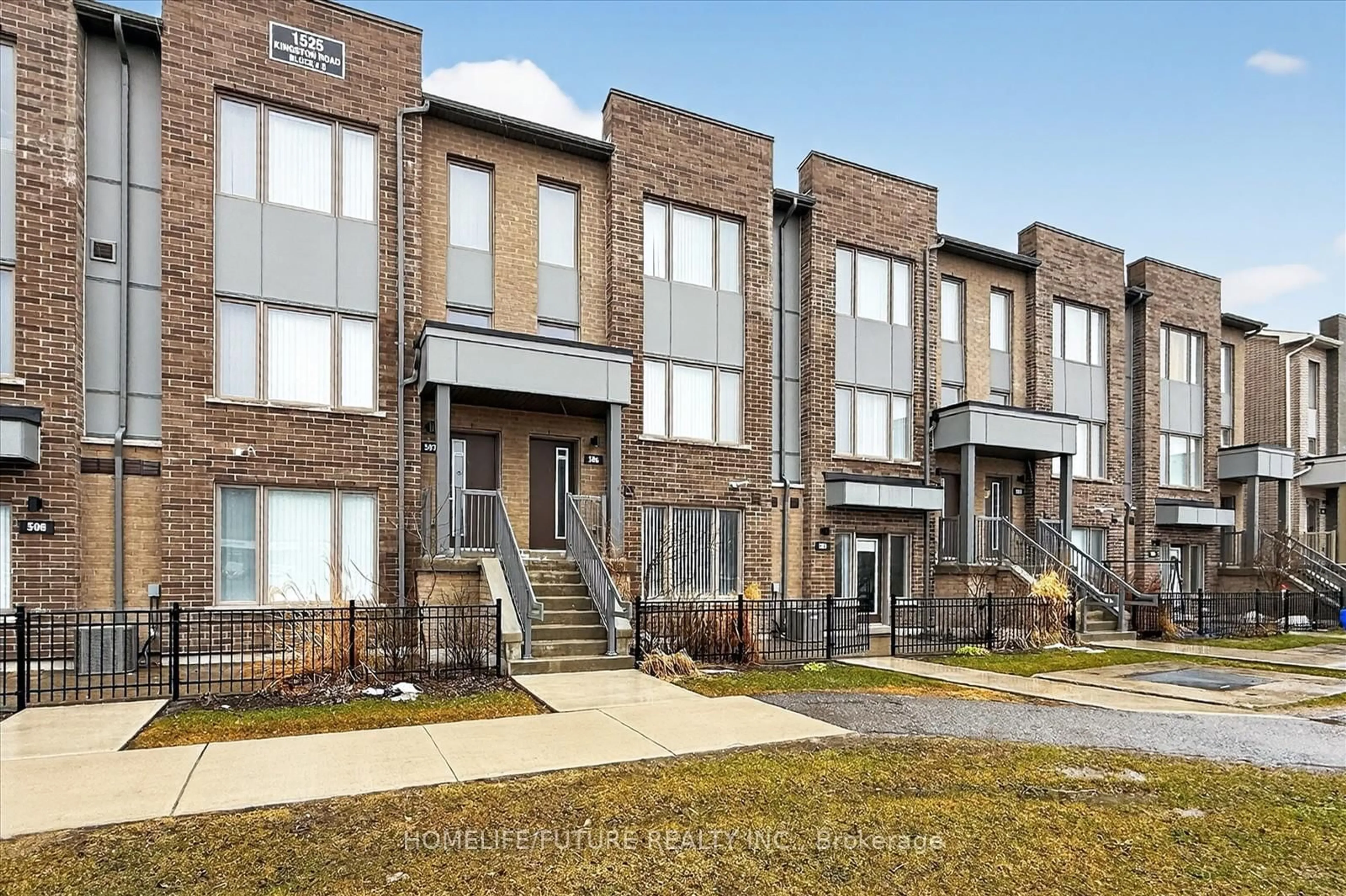 Home with brick exterior material, street for 1525 Kingston Rd #506, Pickering Ontario L1V 0E9