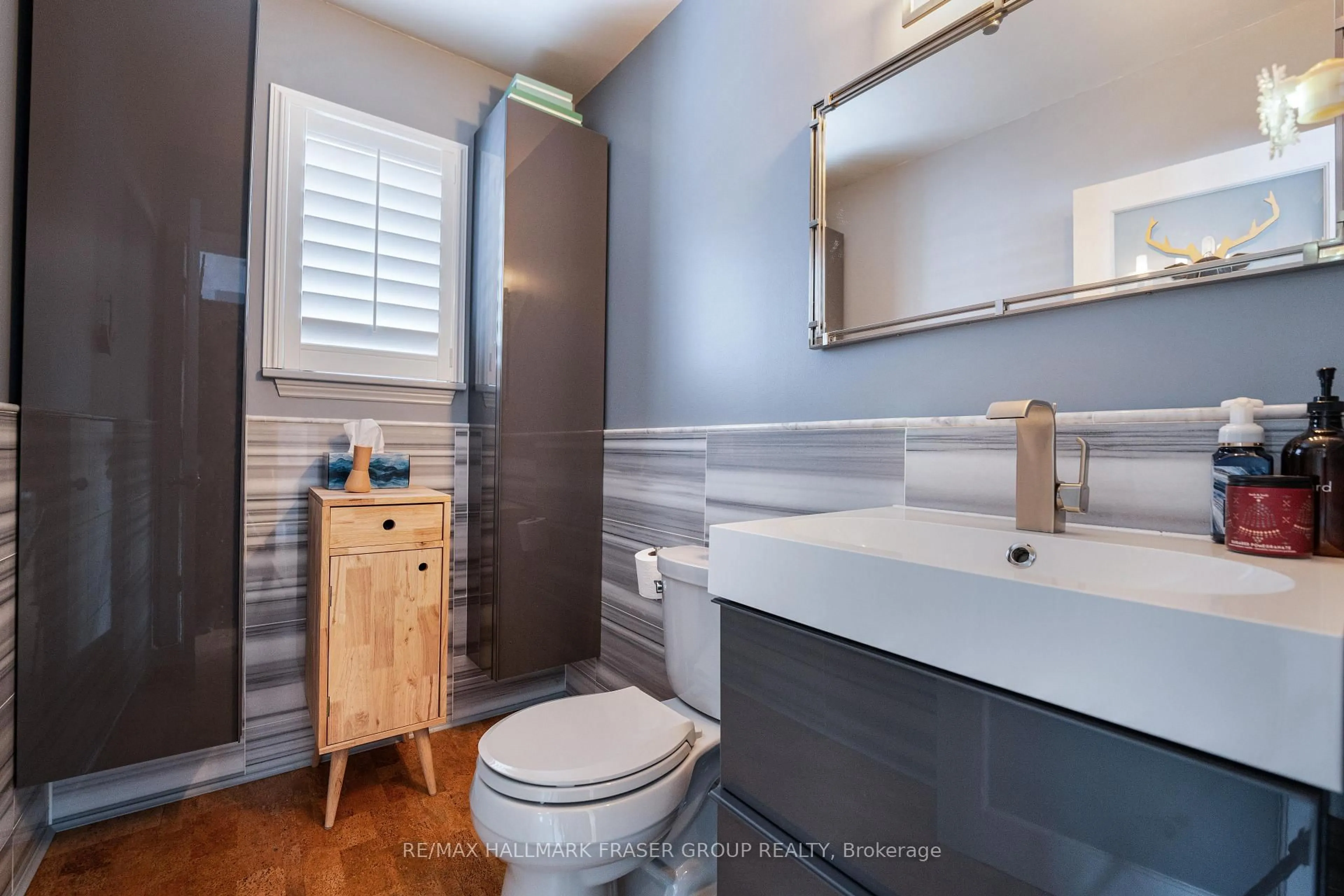 Standard bathroom, ceramic/tile floor for 48 Rideout St, Ajax Ontario L1S 1P8