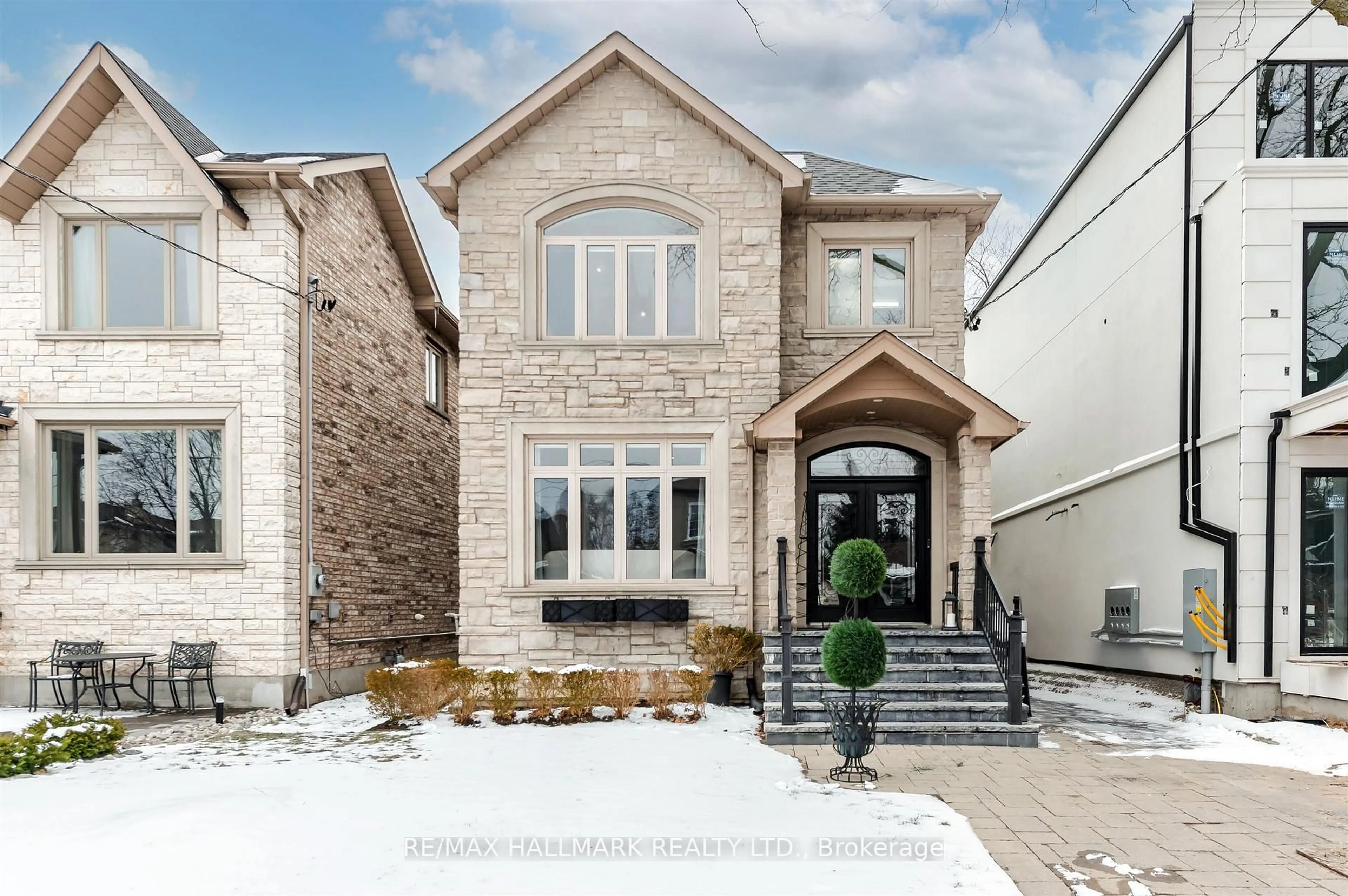 Home with brick exterior material, street for 52 Athlone Rd, Toronto Ontario M4J 4H4
