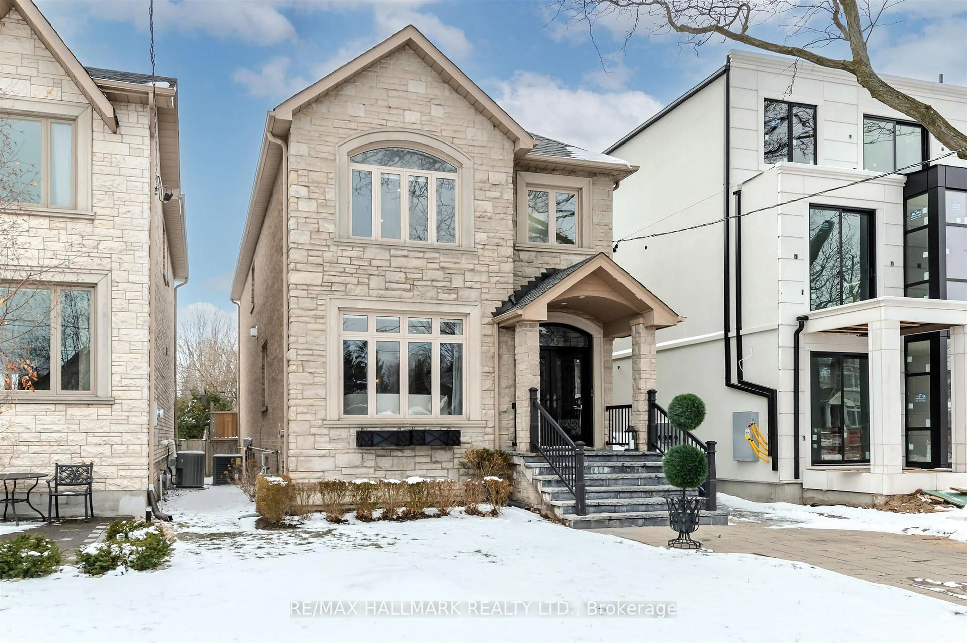 Home with brick exterior material, street for 52 Athlone Rd, Toronto Ontario M4J 4H4