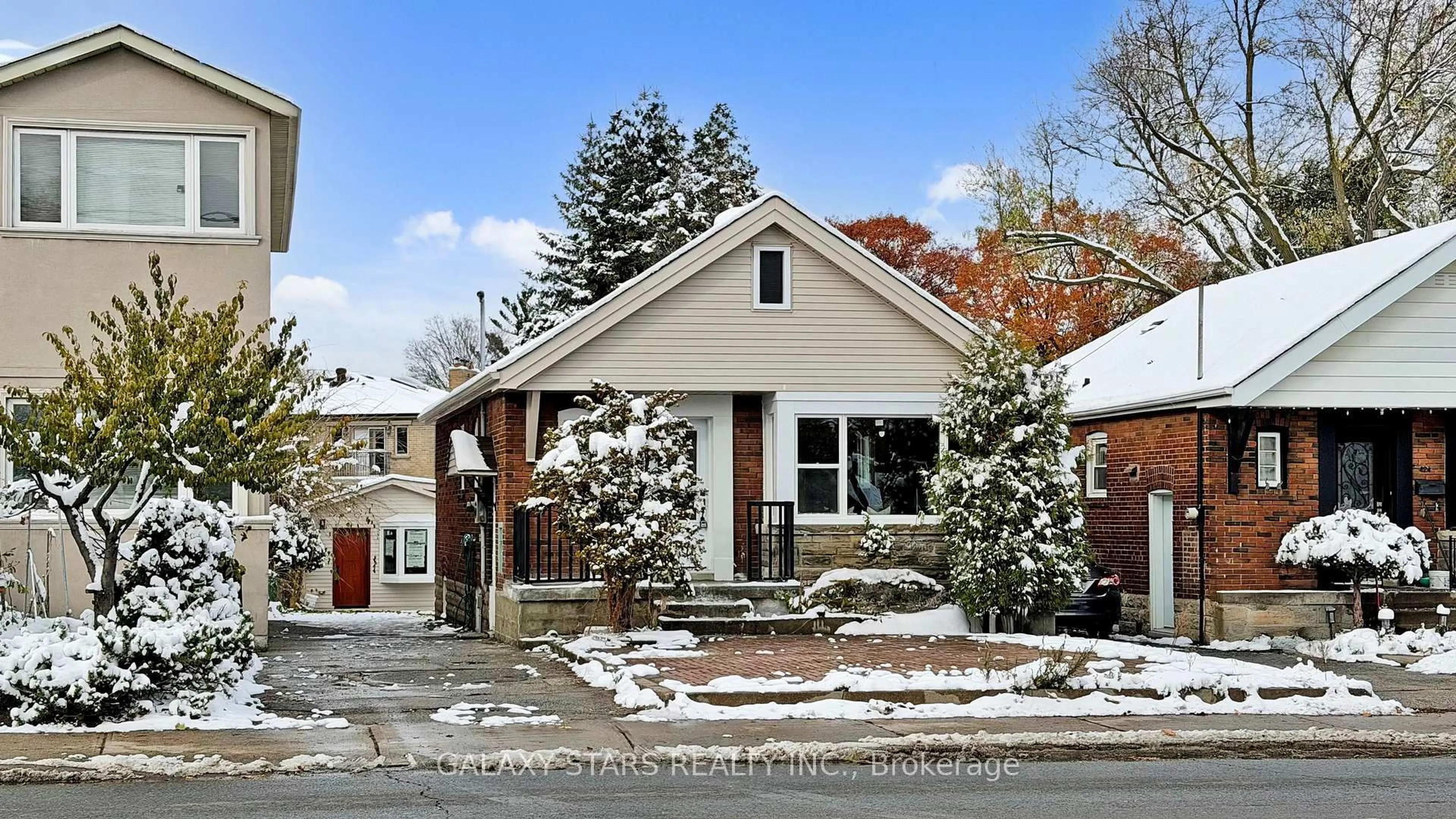 Home with brick exterior material, street for 422 O'connor Dr, Toronto Ontario M4J 2W3