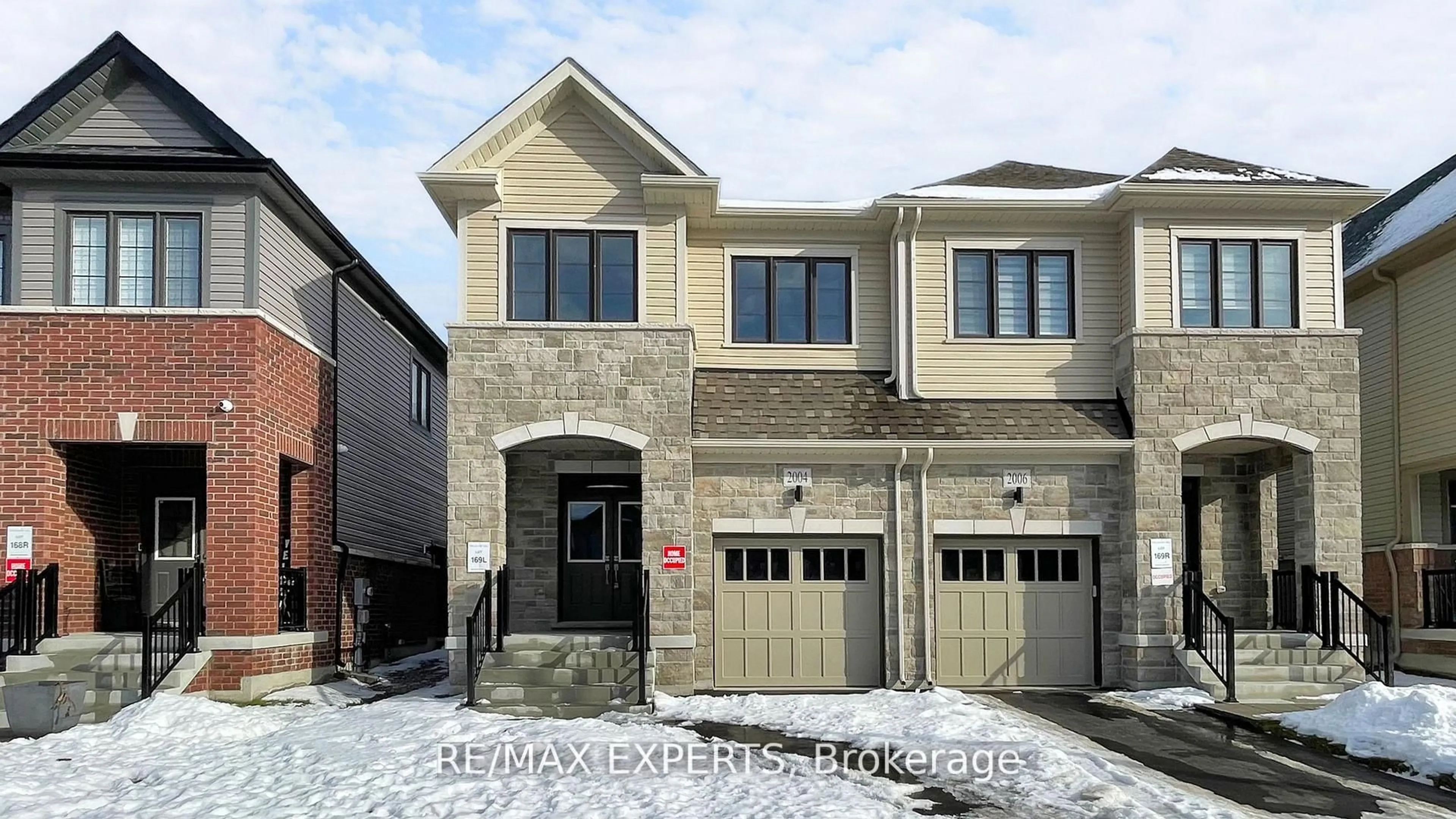 Home with brick exterior material, street for 2004 Horace Duncan Cres, Oshawa Ontario L1H 0H4