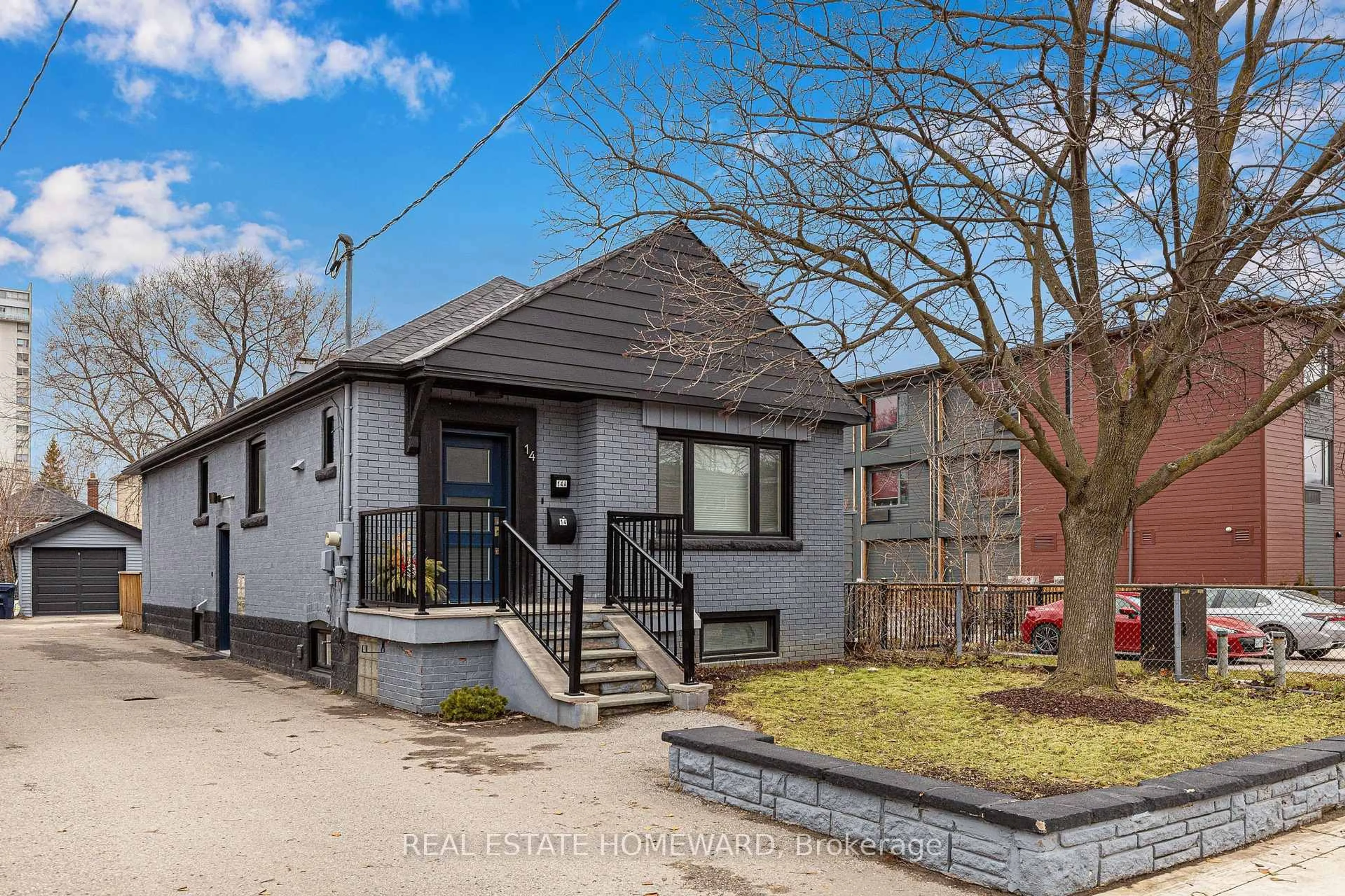 Home with brick exterior material, street for 14 Bracebridge Ave, Toronto Ontario M4C 2X7