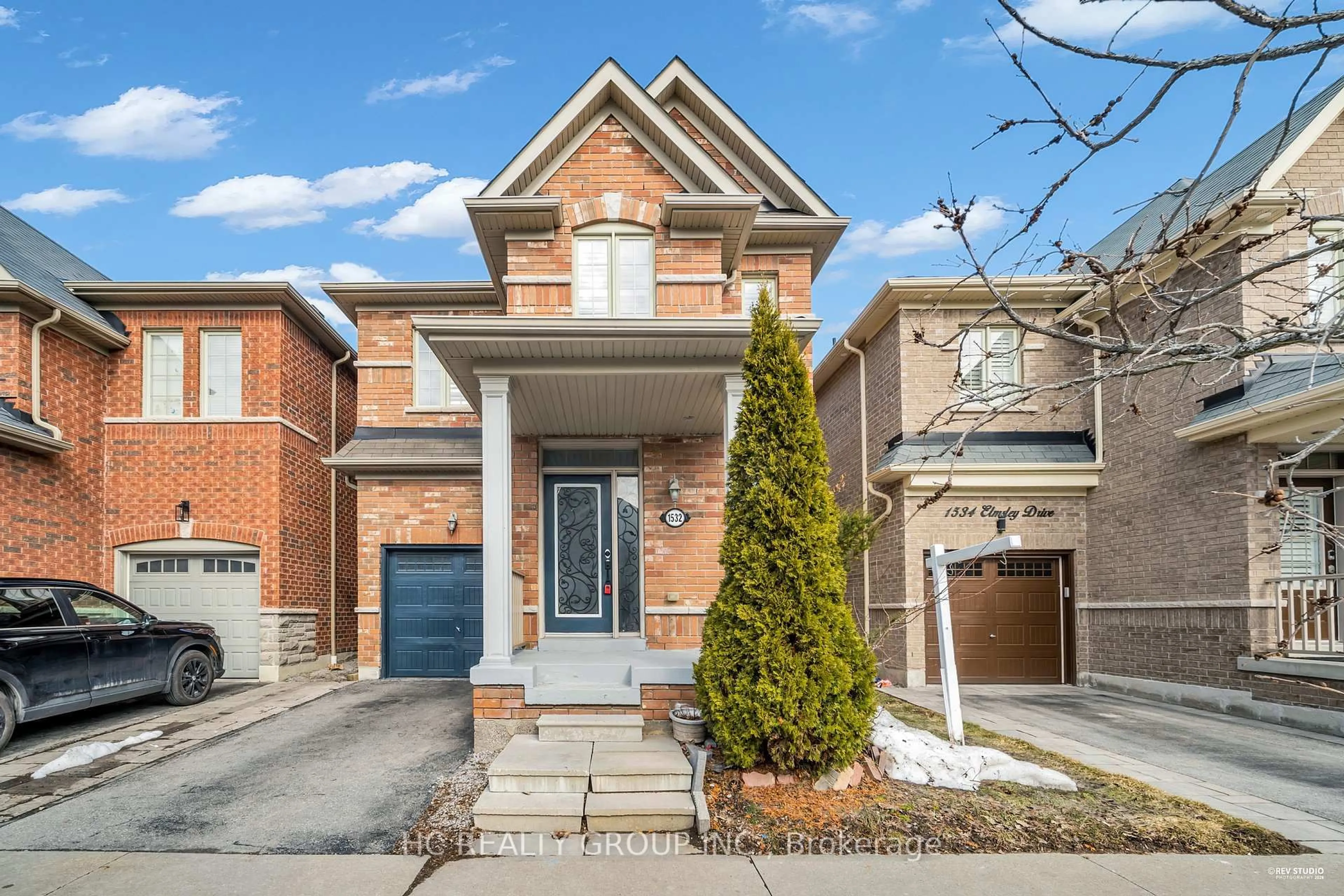 Home with brick exterior material, street for 1532 Elmsley Dr, Pickering Ontario L1X 0B5