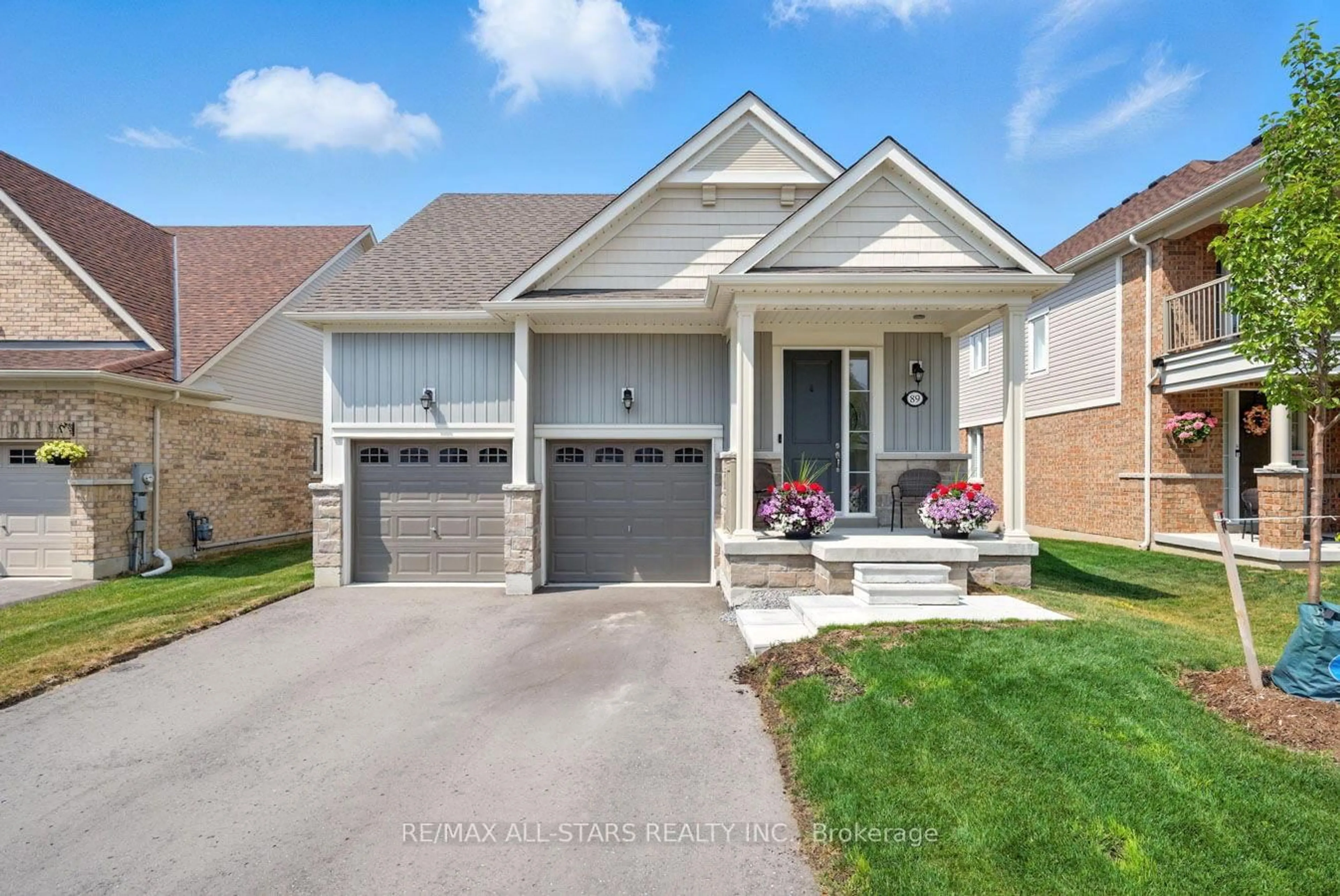 Home with brick exterior material, street for 89 Forestlane Way, Scugog Ontario L9L 0B1