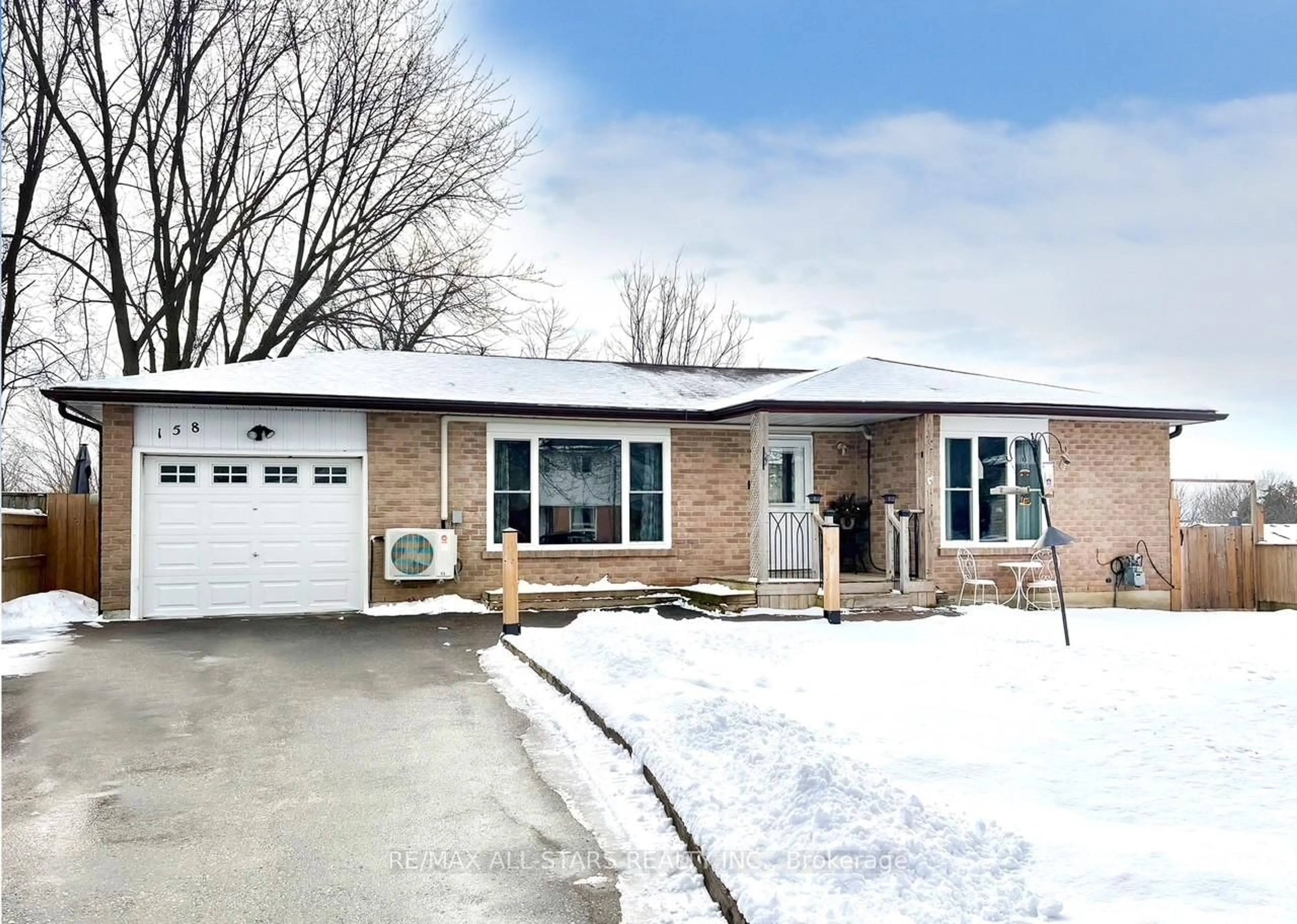 Home with brick exterior material, street for 158 Blossom Crt, Scugog Ontario L9L 1G5