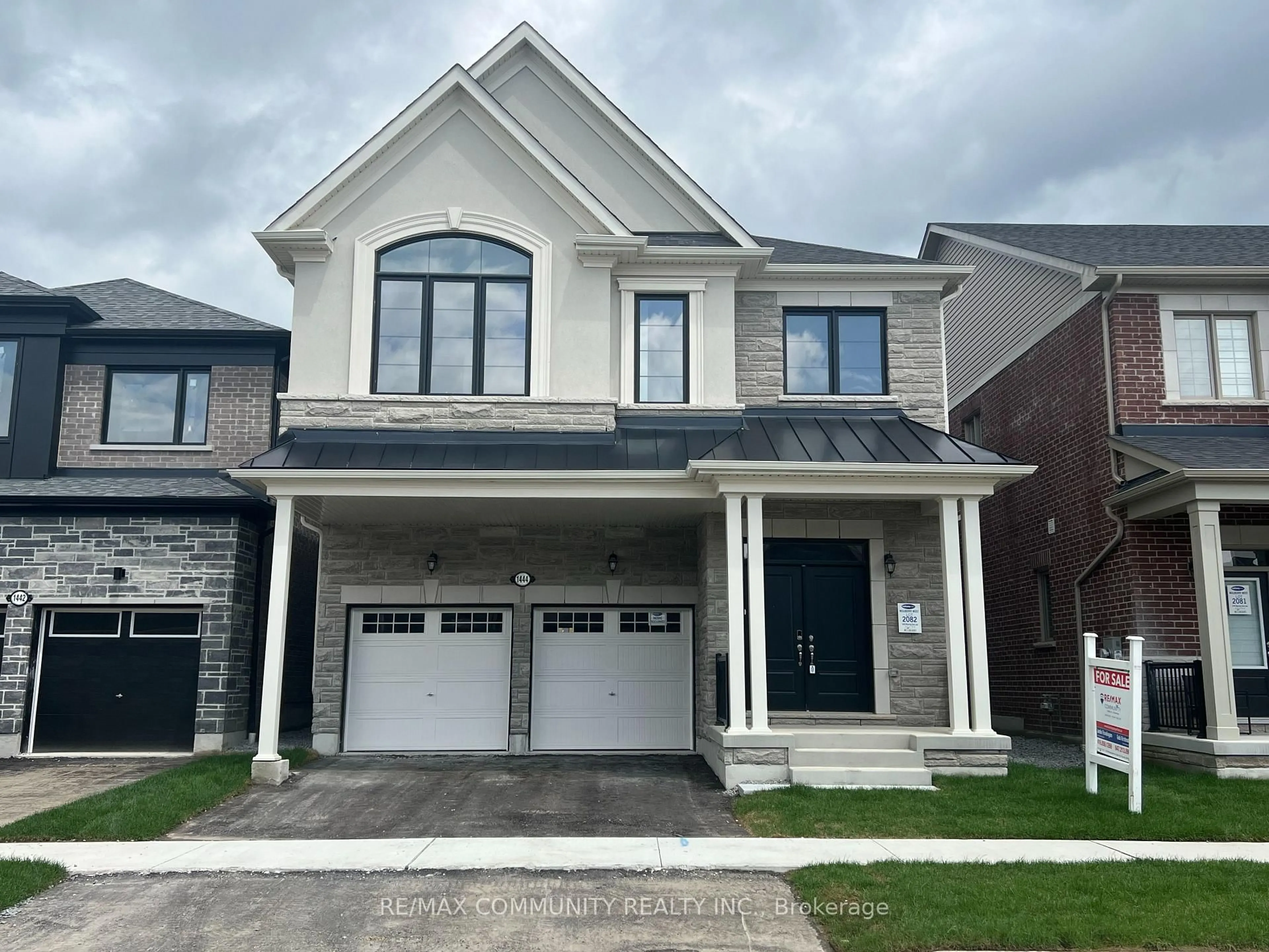 Home with brick exterior material, street for 1444 Mourning Dove Lane, Pickering Ontario L1X 0N8