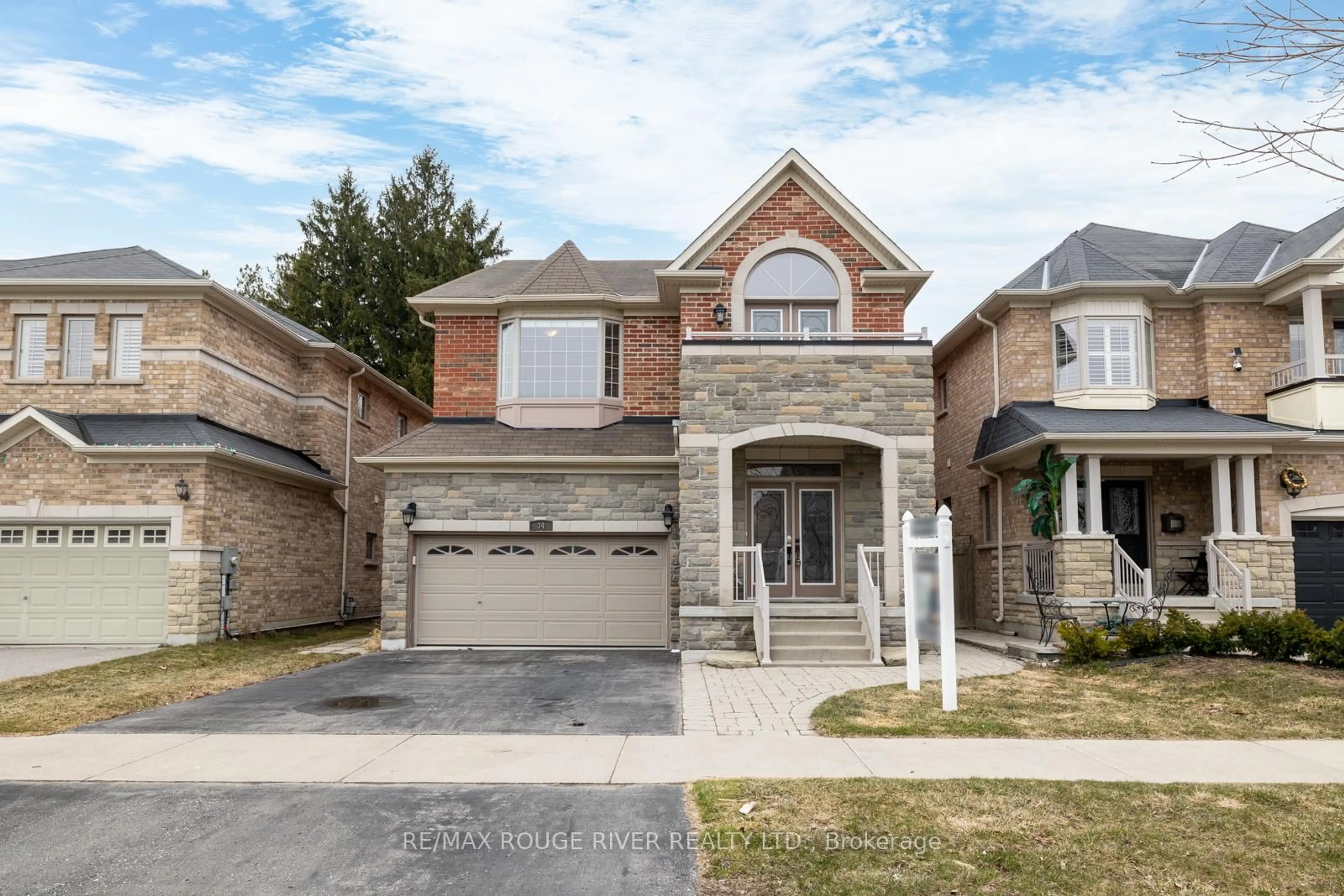 Home with brick exterior material, street for 34 Harry Gay Dr, Clarington Ontario L1E 0B2