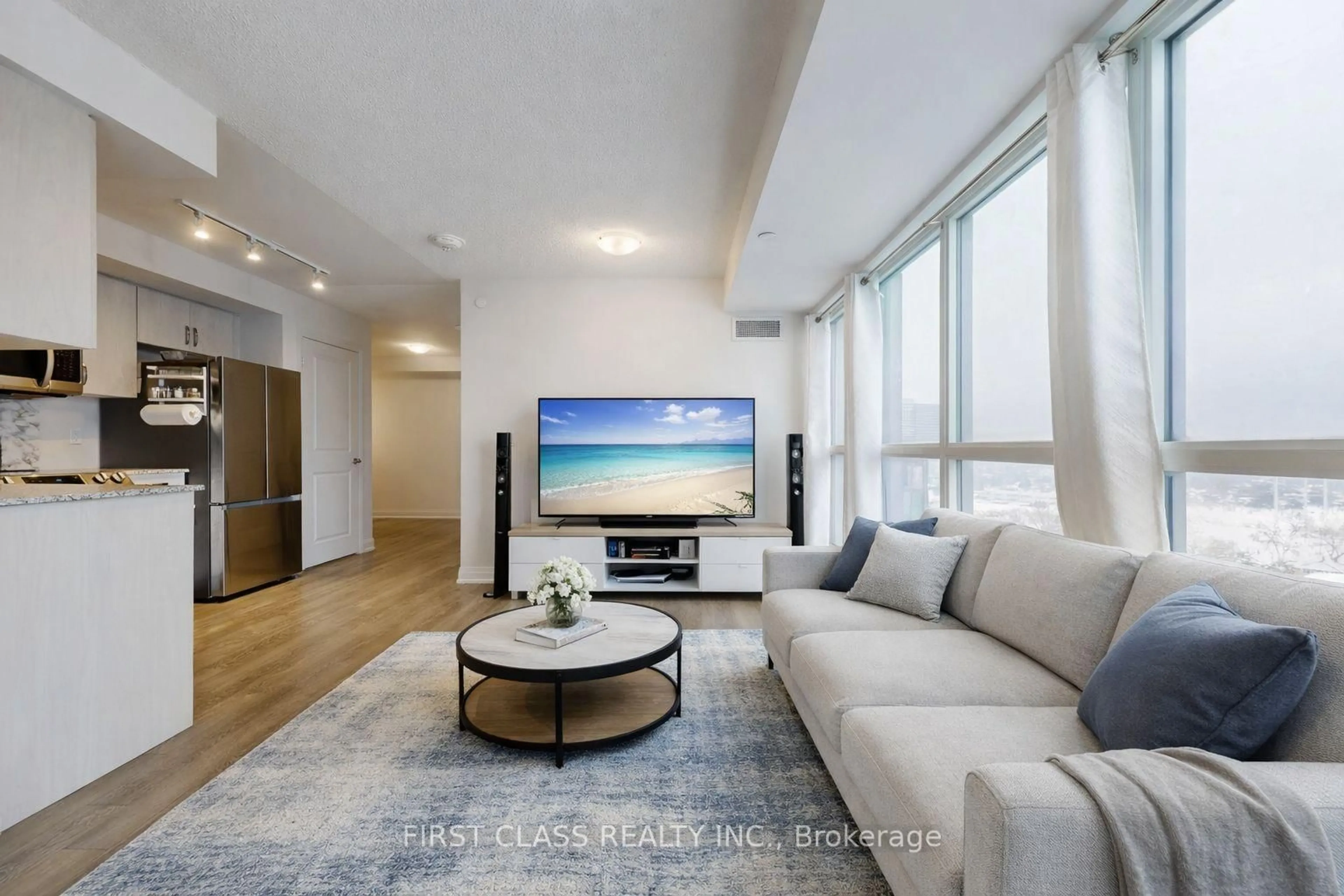 Living room with furniture, unknown for 20 Meadowglen Pl #1506, Toronto Ontario M1G 0A9